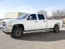 2014 Summit White Chevrolet Silverado 2500HD Work Truck (1GC1KVC81EF) with an 6.6 8 Cylinder Common Rail Direct Injection engine, Automatic transmission, located at 1401 N. Hobart, Pampa, TX, 79065, (806) 665-9872, 35.549641, -100.971878 - Photo #4