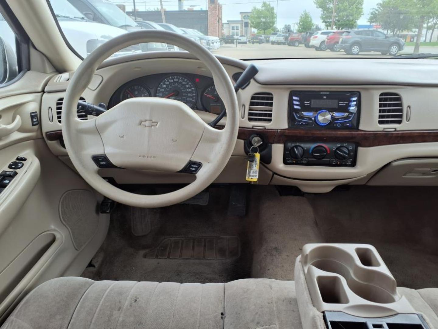 2001 Sandrift Metallic 49u Chevrolet Impala Base (2G1WF55E219) with an 3.4L 3L NA V6 overhead valves (OHV) 12V Fuel Injected engine, 4-Speed Automatic transmission, located at 1401 N. Hobart, Pampa, TX, 79065, (806) 665-9872, 35.549953, -100.975098 - Photo#8