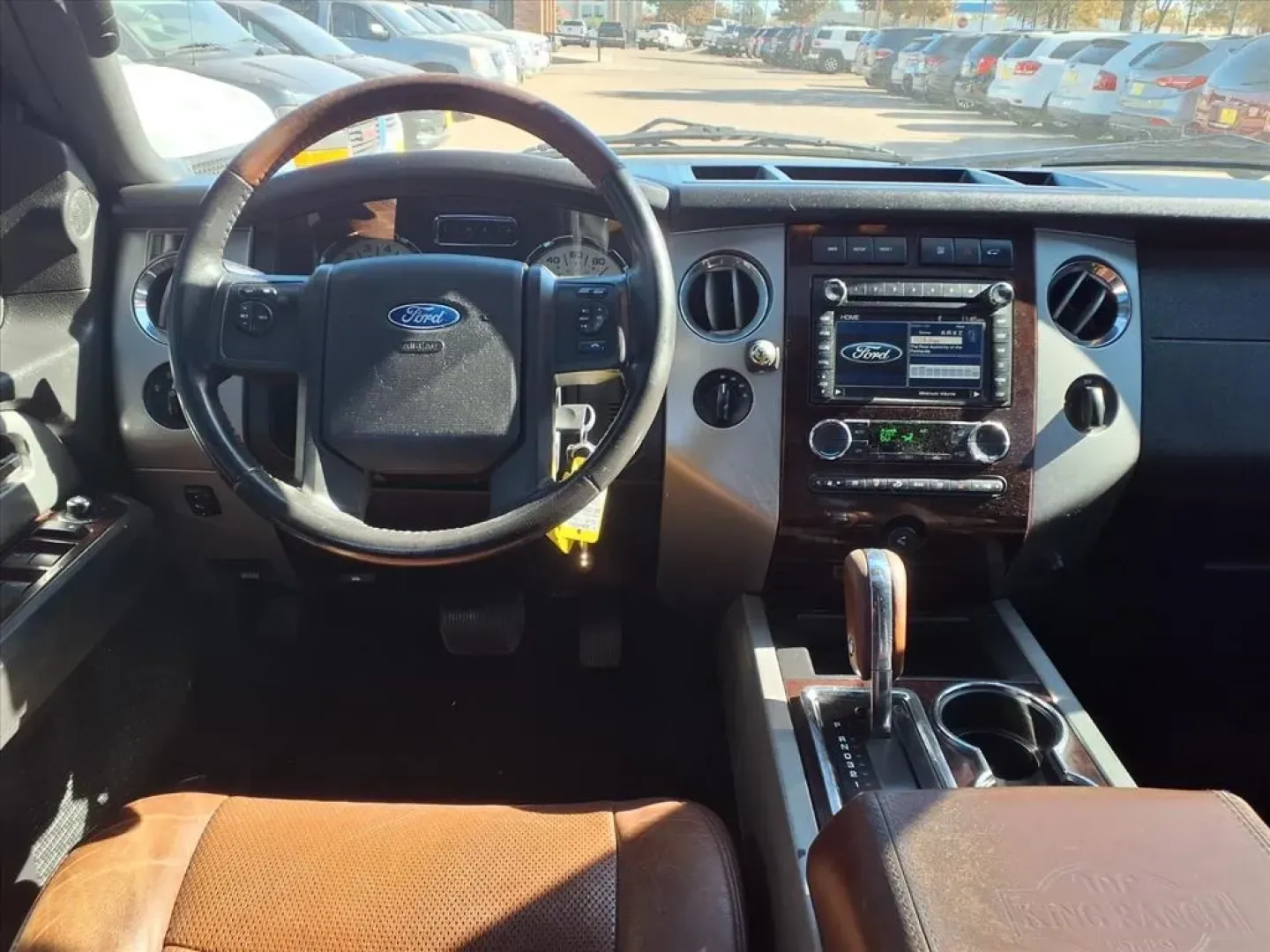 2013 Tuxedo Black Metallic Ford EXPEDITION KING RANCH (1FMJU1J59DE) with an 5.4L engine, Automatic transmission, located at 1401 N. Hobart, Pampa, TX, 79065, (806) 665-9872, 35.549953, -100.975098 - **Discover Your Next Adventure with the 2013 Ford Expedition King Ranch 4WD at Xtra Auto Center!**<br /> <br /> Are you ready to elevate your weekend getaways or family road trips? The 2013 Ford Expedition King Ranch 4WD is the perfect SUV for those seeking space, comfort, and versatility. Whether y - Photo#13