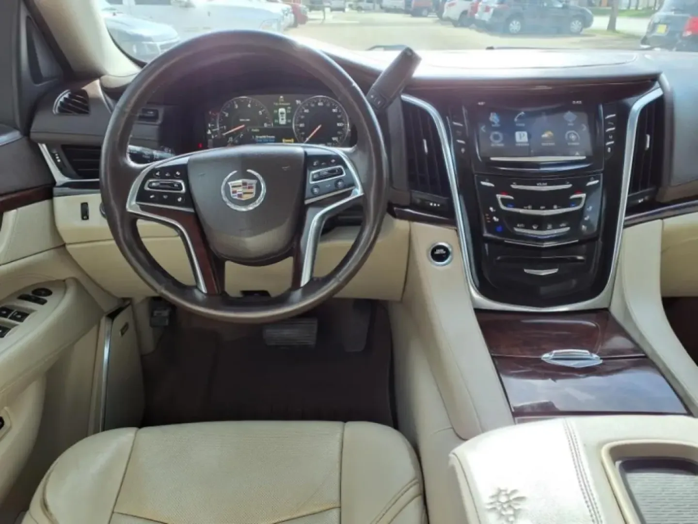2015 Crystal Red Tintcoat Gbe Cadillac Escalade ESV Luxury 4WD (1GYS4HKJ8FR) with an Other engine, Automatic transmission, located at 1401 N. Hobart, Pampa, TX, 79065, (806) 665-9872, 35.549953, -100.975098 - **Experience Luxury and Space with the 2015 Cadillac Escalade ESV Luxury 4WD at Xtra Auto Center!**<br /> <br /> Are you looking for the perfect vehicle to elevate your family adventures or business trips? Look no further than the stunning 2015 Cadillac Escalade ESV Luxury 4WD available now at Xtra - Photo#11