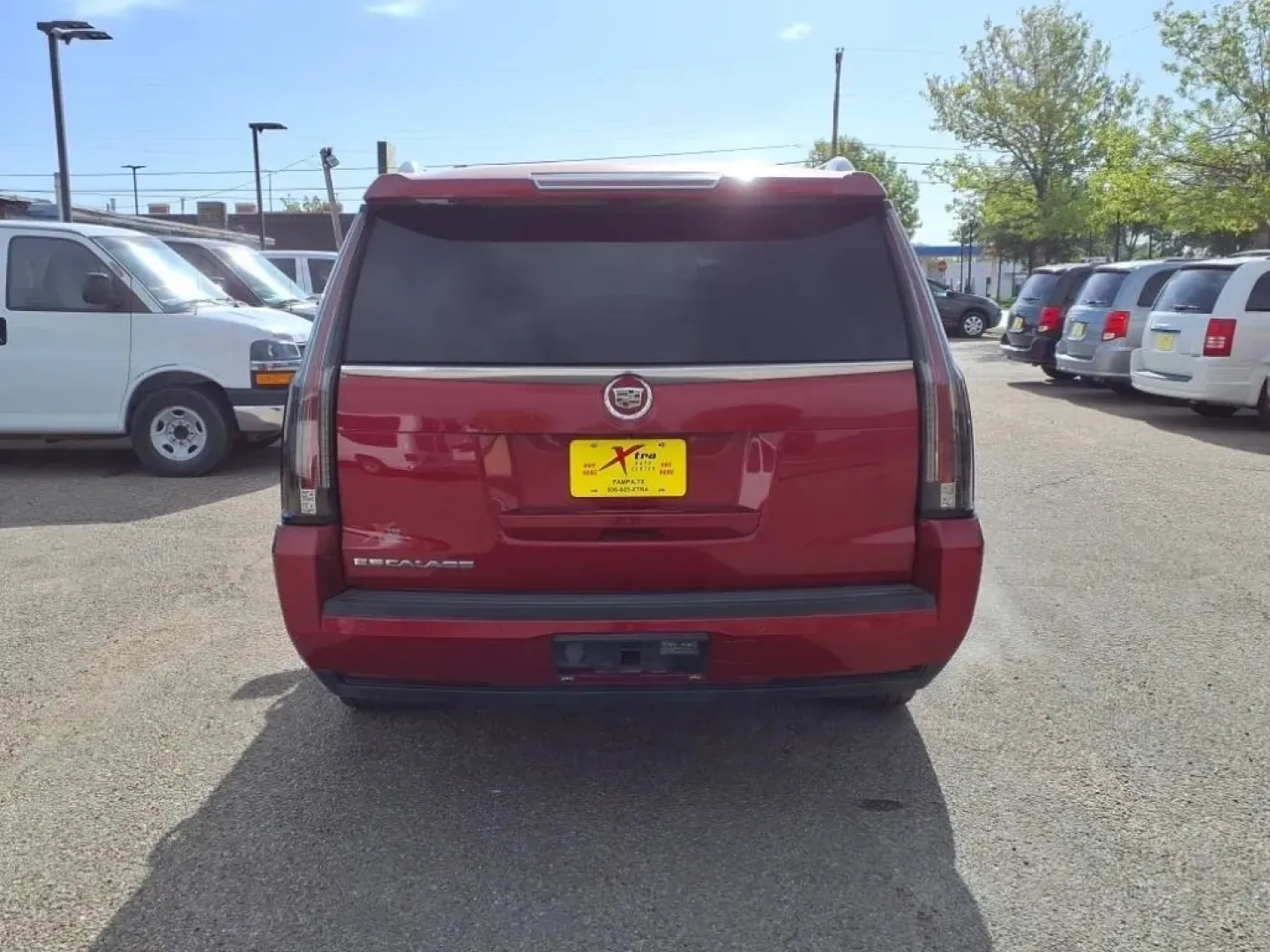 2015 Crystal Red Tintcoat Gbe Cadillac Escalade ESV Luxury 4WD (1GYS4HKJ8FR) with an Other engine, Automatic transmission, located at 1401 N. Hobart, Pampa, TX, 79065, (806) 665-9872, 35.549953, -100.975098 - **Experience Luxury and Space with the 2015 Cadillac Escalade ESV Luxury 4WD at Xtra Auto Center!**<br /> <br /> Are you looking for the perfect vehicle to elevate your family adventures or business trips? Look no further than the stunning 2015 Cadillac Escalade ESV Luxury 4WD available now at Xtra - Photo#3