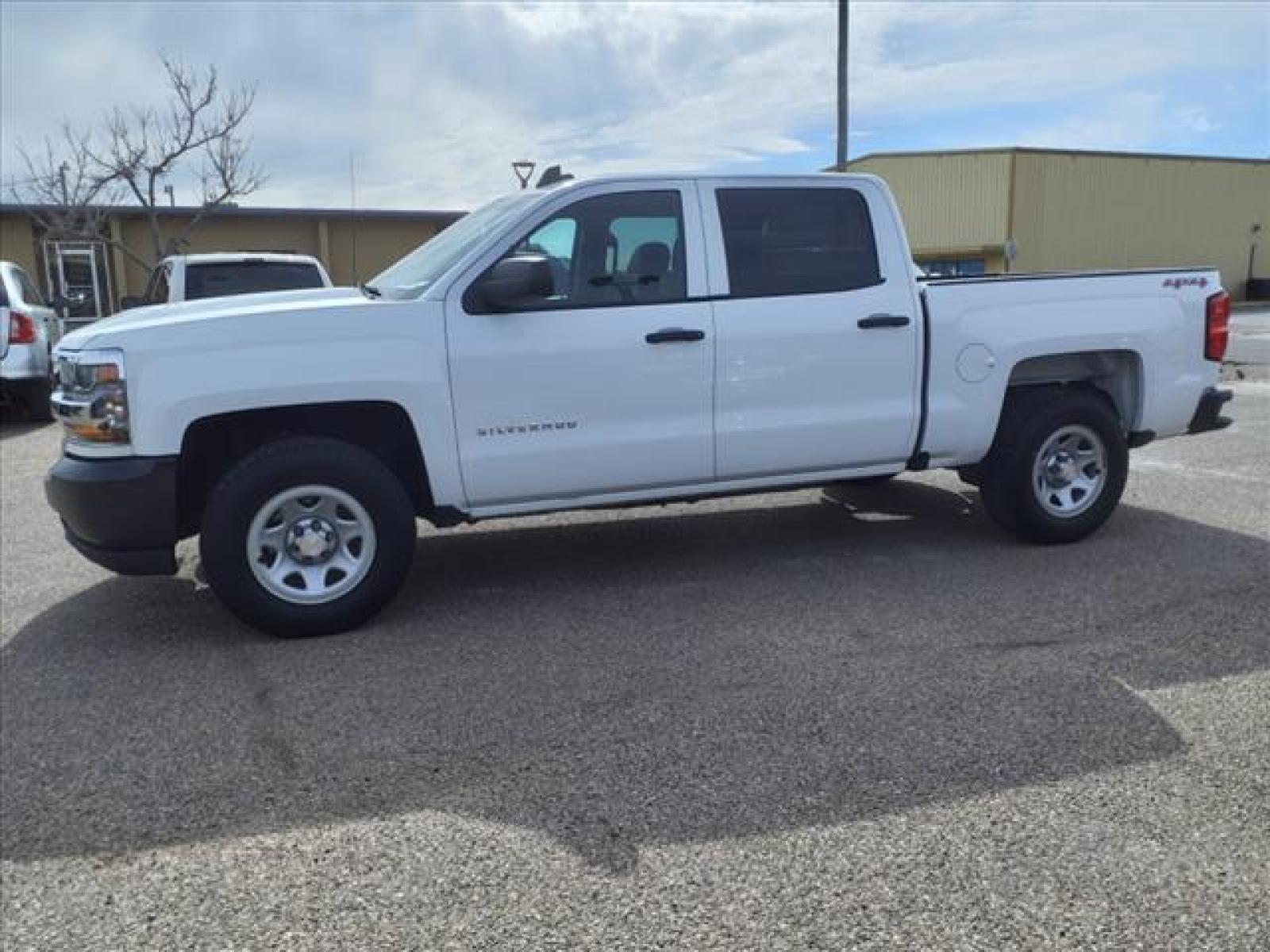 2017 Summit White Chevrolet Silverado 1500 Work Truck (3GCUKNEC6HG) with an 5.3L EcoTec3 5.3L V8 355hp 383 Direct Injection engine, 6-Speed Shiftable Automatic w/Overdrive transmission, located at 1401 N. Hobart, Pampa, TX, 79065, (806) 665-9872, 35.549641, -100.971878 - Photo #4