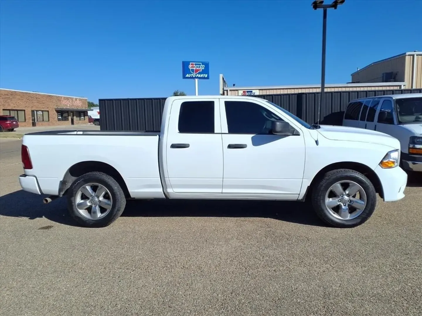 2012 Bright White Clear Coat Ram 1500 ST Quad Cab 2WD (1C6RD6FT1CS) with an Other engine, located at 1401 N. Hobart, Pampa, TX, 79065, (806) 665-9872, 35.549953, -100.975098 - **Conquer the Road with the 2012 Dodge 1500 ST Quad Cab Perfect for Every Adventure!**<br /> <br /> Are you in the market for a reliable truck that can handle your daily commute while still being versatile enough for weekend adventures and family outings? Look no further than the 2012 Dodge 1500 ST - Photo#2