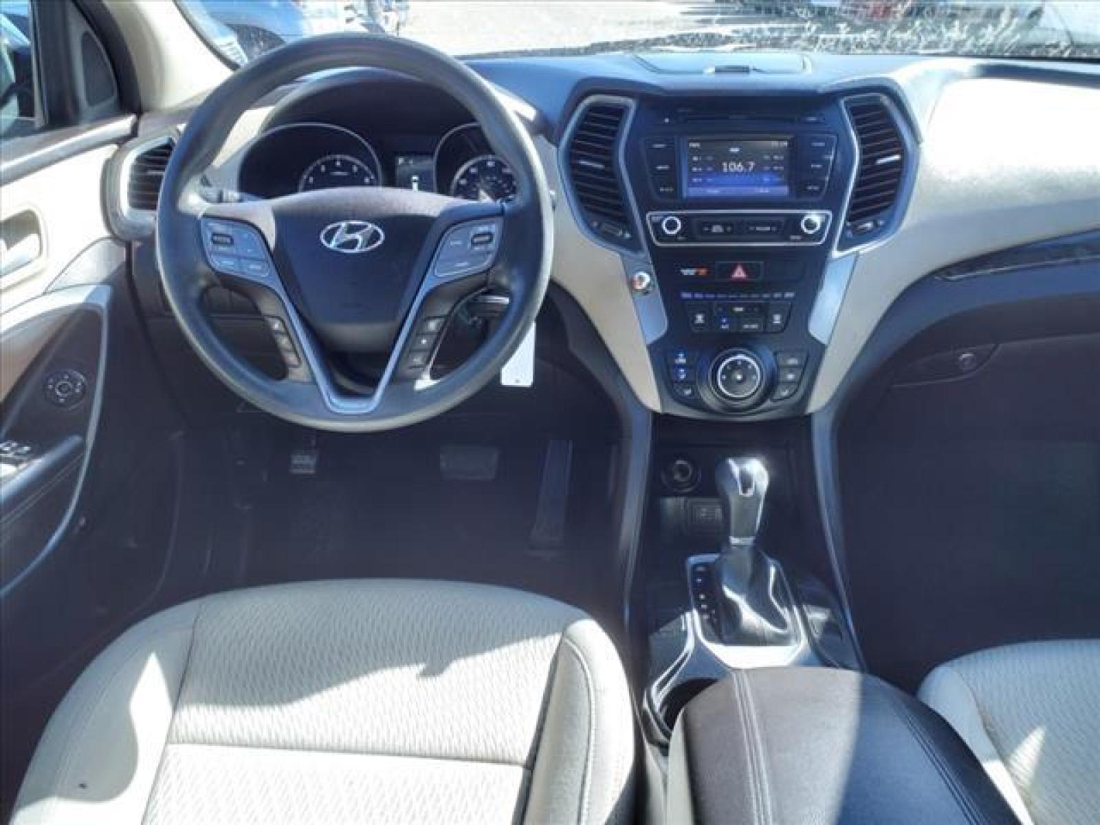 2018 Marlin Blue Hyundai Santa Fe Sport 2.4L (5NMZT3LB7JH) with an 2.4L Theta II 2.4L I4 185hp 17 Fuel Injected engine, 6-Speed Shiftable Automatic transmission, located at 1401 N. Hobart, Pampa, TX, 79065, (806) 665-9872, 35.549641, -100.971878 - Photo #9