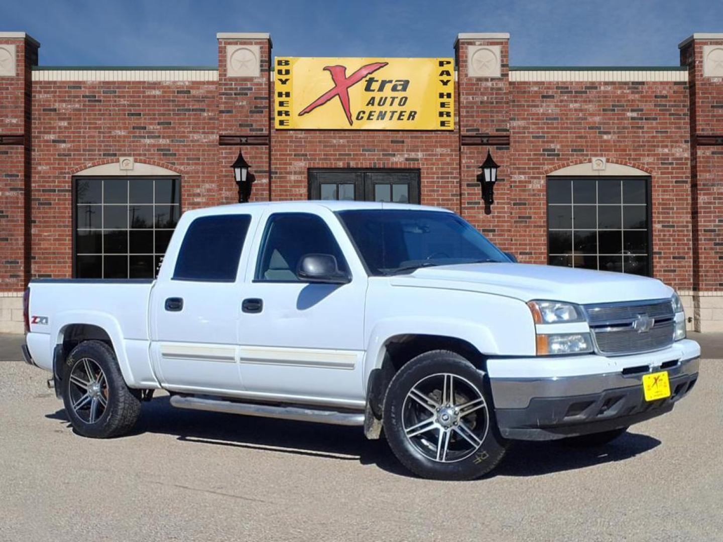 2007 White Chevrolet Silverado 1500 LS (2GCEK13Z971) with an 4 Cylinder Fuel Injected engine, Automatic transmission, located at 1401 N. Hobart, Pampa, TX, 79065, (806) 665-9872, 35.549953, -100.975098 - Photo#0