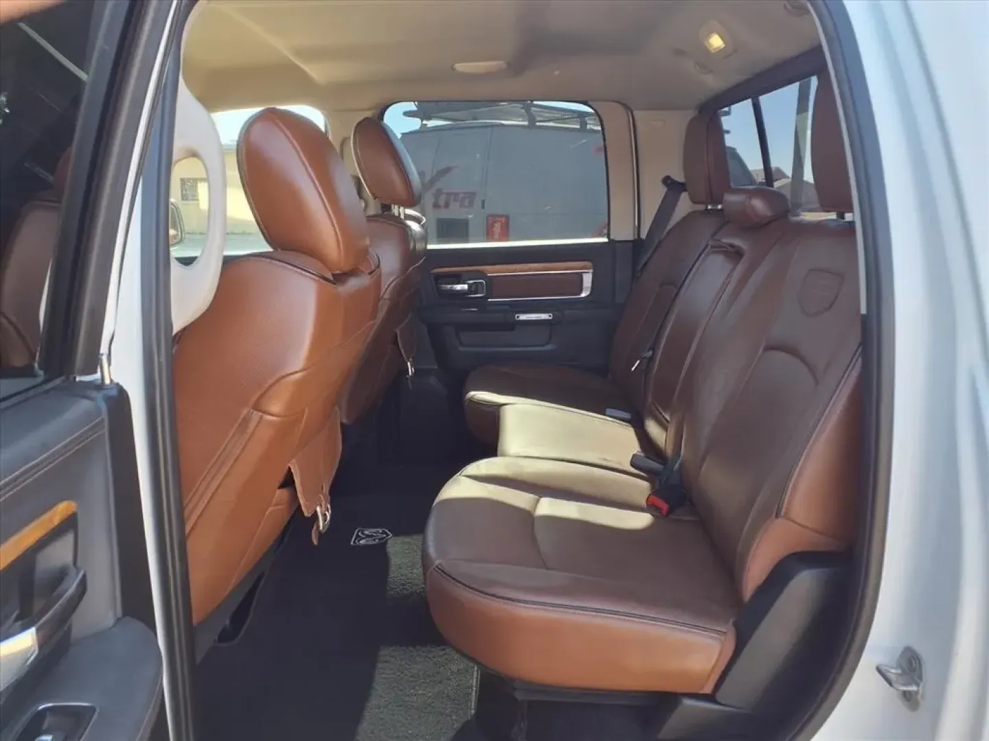 2015 Bright White Clear Coat/White Gold Clear Coat Ram 1500 Longhorn Crew Cab SWB 4WD (1C6RR7PM3FS) with an Other engine, located at 1401 N. Hobart, Pampa, TX, 79065, (806) 665-9872, 35.549953, -100.975098 - Unleash your adventurous spirit with the 2015 Ram 1500 Longhorn Crew Cab SWB 4WD, a perfect companion for weekend getaways or your daily commute in and around Pampa, TX. Whether you need a reliable truck for hauling cargo or a spacious vehicle for family outings, this versatile pickup is designed to - Photo#13