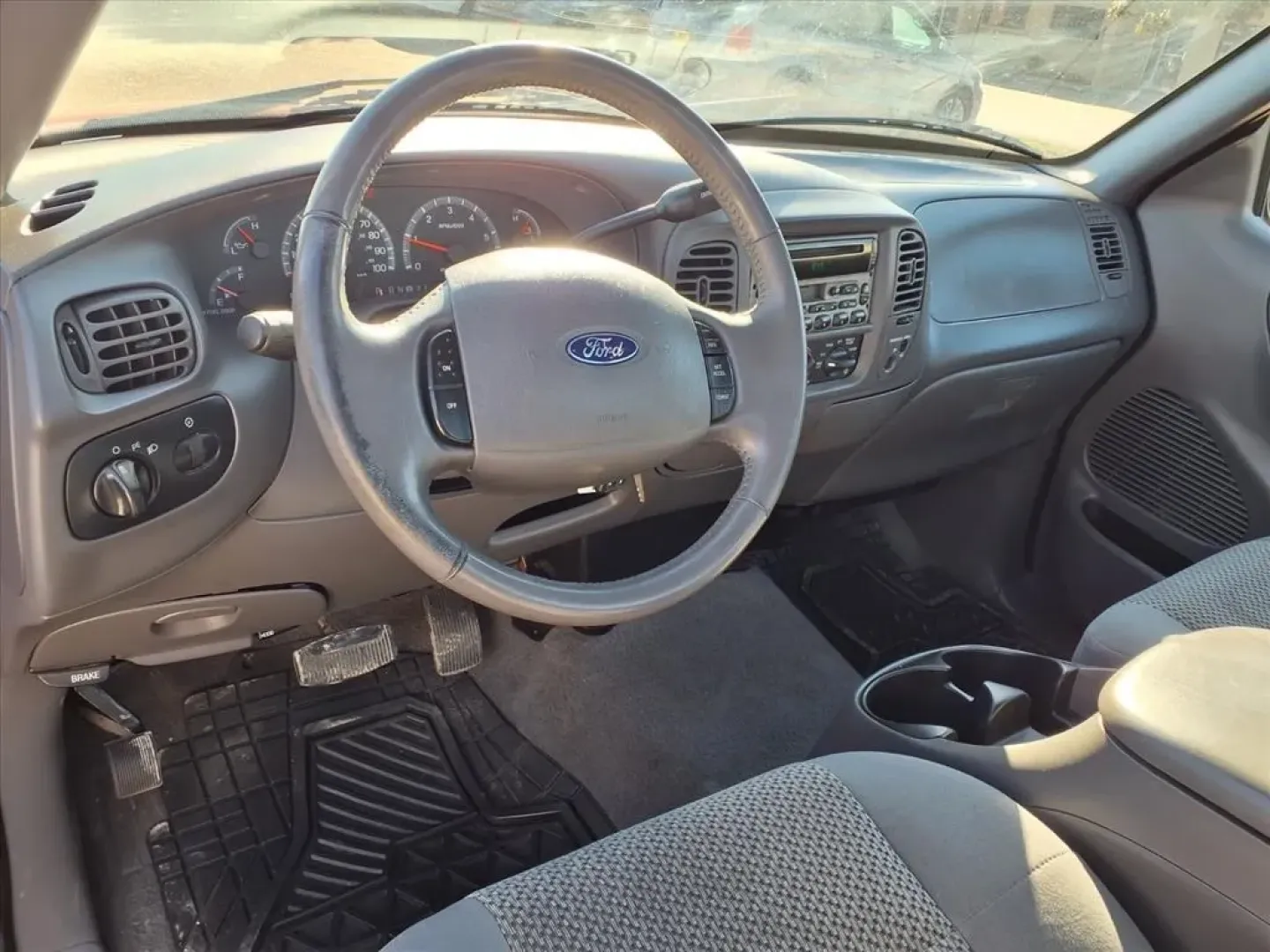 2003 Bright Red Clearcoat Ford F-150 XL 2WD (1FTRF17283N) with an Other engine, located at 1401 N. Hobart, Pampa, TX, 79065, (806) 665-9872, 35.549953, -100.975098 - Discover the ultimate workhorse that seamlessly blends reliability with versatility the 2003 Ford F-150 XL 2WD. Perfect for those who need a dependable truck for work, weekend adventures, or hauling your growing family's gear, this truck is designed to tackle any challenge. Whether you're commuting - Photo#10