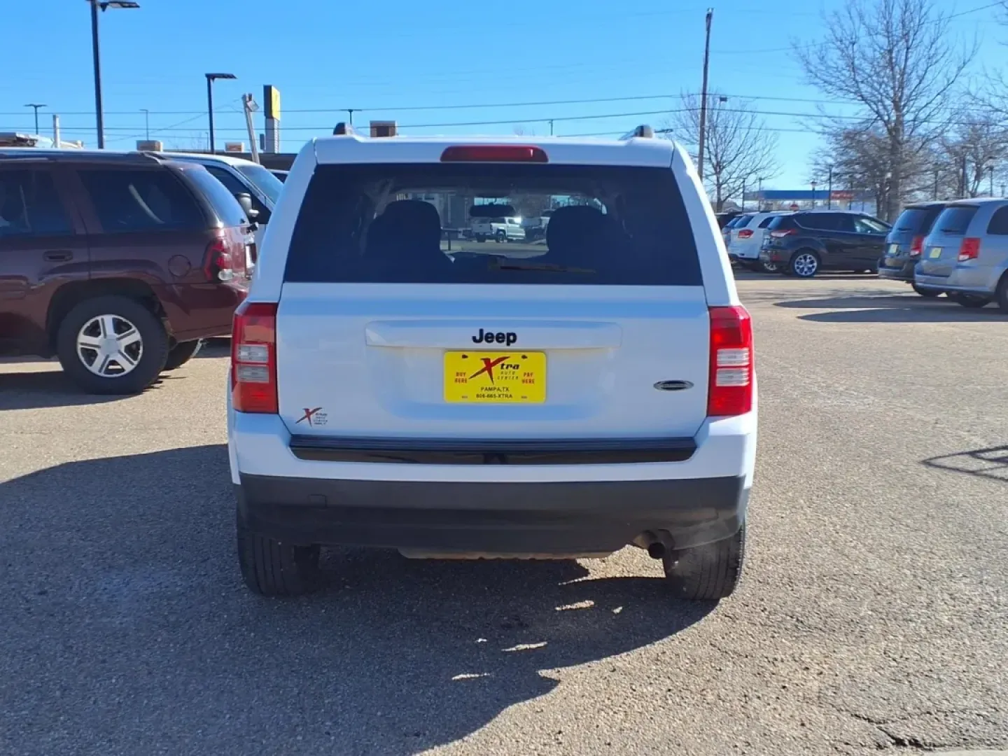2015 Bright White Clear Coat Jeep Patriot SPORT (1C4NJPBA2FD) with an 2.0L engine, CVT transmission, located at 1401 N. Hobart, Pampa, TX, 79065, (806) 665-9872, 35.549953, -100.975098 - **Discover Adventure with the 2015 Jeep Patriot Sport SUV-Perfect for Your Next Journey!**<br /> <br /> If you're on the lookout for a versatile vehicle that seamlessly balances daily commutes and weekend escapades, the 2015 Jeep Patriot Sport is your ideal partner. With its rugged design and spacio - Photo#3
