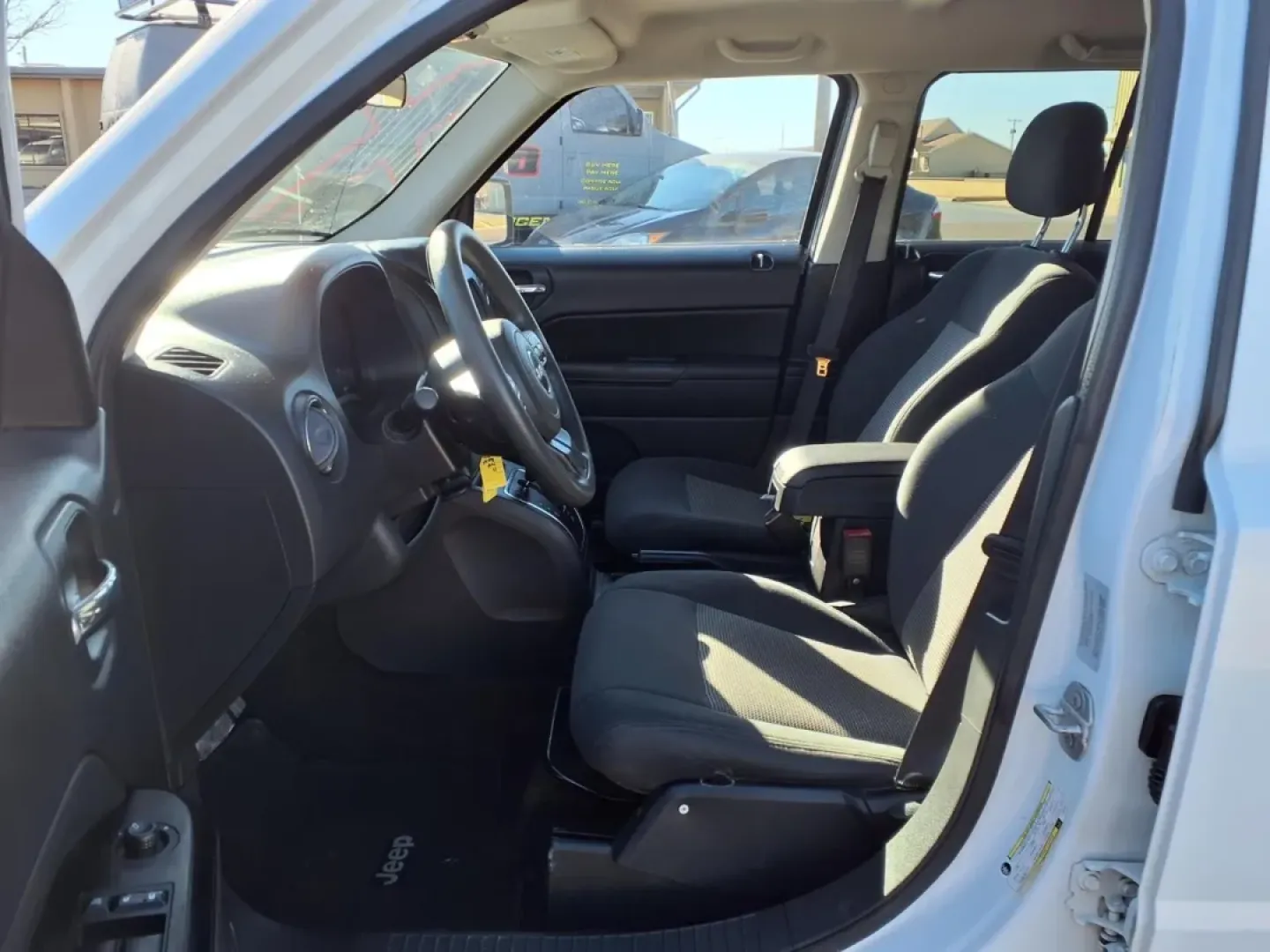 2015 Bright White Clear Coat Jeep Patriot SPORT (1C4NJPBA2FD) with an 2.0L engine, CVT transmission, located at 1401 N. Hobart, Pampa, TX, 79065, (806) 665-9872, 35.549953, -100.975098 - **Discover Adventure with the 2015 Jeep Patriot Sport SUV-Perfect for Your Next Journey!**<br /> <br /> If you're on the lookout for a versatile vehicle that seamlessly balances daily commutes and weekend escapades, the 2015 Jeep Patriot Sport is your ideal partner. With its rugged design and spacio - Photo#10