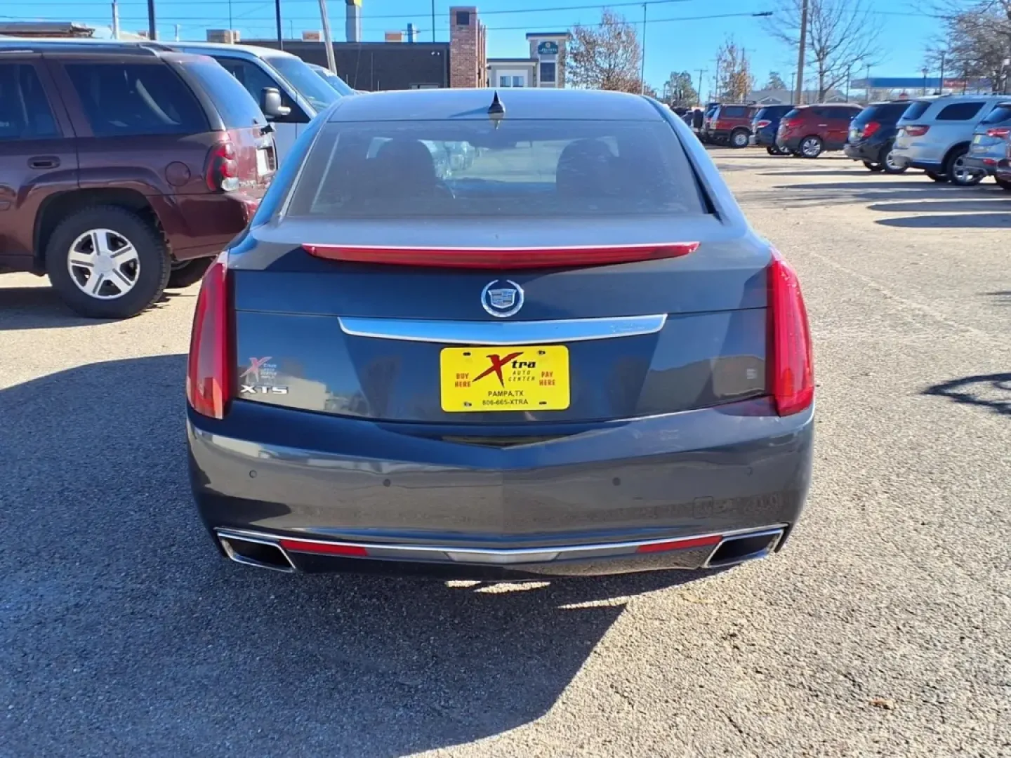 2013 Sapphire Blue Metallic Gxh Cadillac XTS PREMIUM COLLECT (2G61S5S31D9) with an 3.6L engine, Automatic transmission, located at 1401 N. Hobart, Pampa, TX, 79065, (806) 665-9872, 35.549953, -100.975098 - **Experience Luxury and Comfort with the 2013 Cadillac XTS - Perfect for Your Next Adventure!**<br /> <br /> If you're in the market for a sophisticated vehicle that seamlessly blends luxury with practicality, look no further than the stunning 2013 Cadillac XTS. This premium sedan is not just a car; - Photo#3