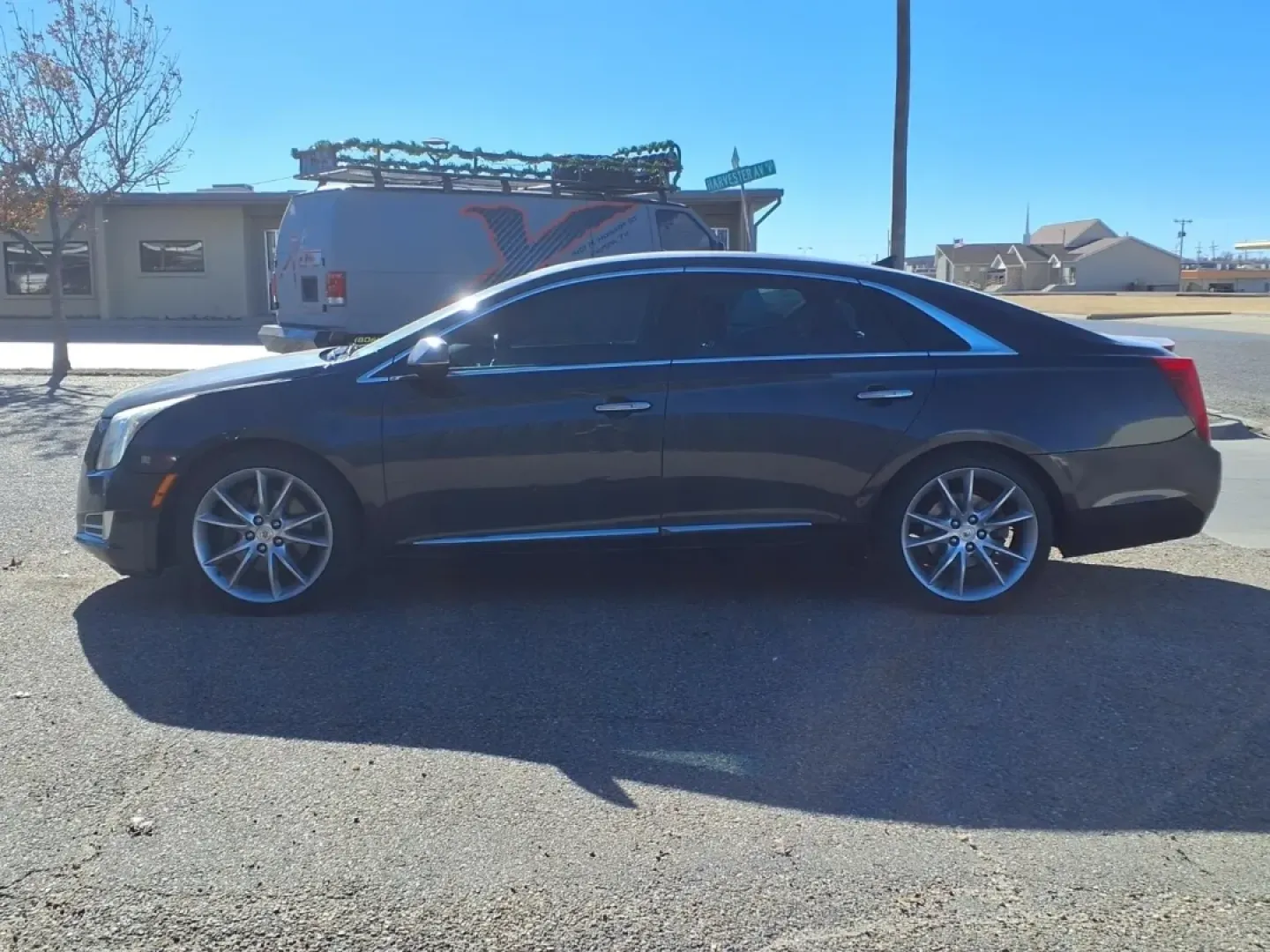 2013 Sapphire Blue Metallic Gxh Cadillac XTS PREMIUM COLLECT (2G61S5S31D9) with an 3.6L engine, Automatic transmission, located at 1401 N. Hobart, Pampa, TX, 79065, (806) 665-9872, 35.549953, -100.975098 - **Experience Luxury and Comfort with the 2013 Cadillac XTS - Perfect for Your Next Adventure!**<br /> <br /> If you're in the market for a sophisticated vehicle that seamlessly blends luxury with practicality, look no further than the stunning 2013 Cadillac XTS. This premium sedan is not just a car; - Photo#4
