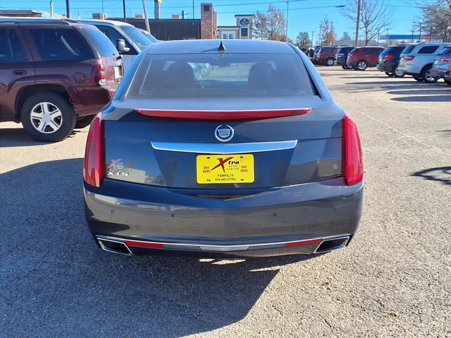 2013 Sapphire Blue Metallic Gxh Cadillac XTS PREMIUM COLLECT (2G61S5S31D9) with an 3.6L engine, Automatic transmission, located at 1401 N. Hobart, Pampa, TX, 79065, (806) 665-9872, 35.549953, -100.975098 - **Experience Luxury and Comfort with the 2013 Cadillac XTS - Perfect for Your Next Adventure!**<br /> <br /> If you're in the market for a sophisticated vehicle that seamlessly blends luxury with practicality, look no further than the stunning 2013 Cadillac XTS. This premium sedan is not just a car; - Photo#3