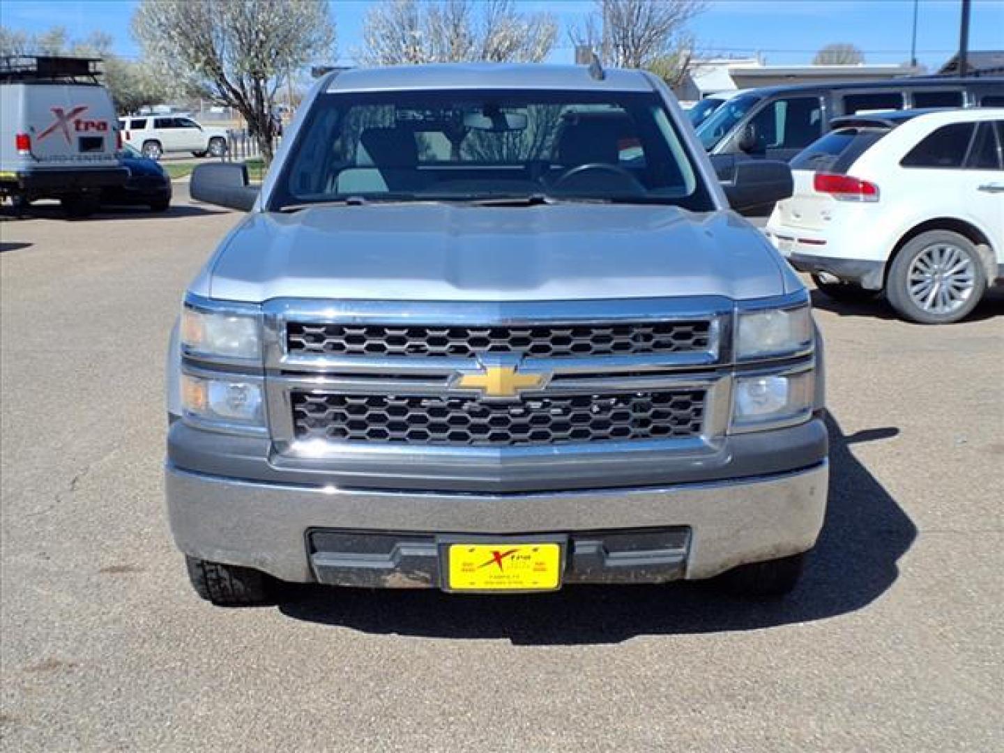 2015 Silver Ice Metallic Gan Chevrolet Silverado 1500 LS (1GCNCPEH8FZ) with an 4.3L EcoTec3 4.3L Flex Fuel V6 285hp 305ft. lbs. Direct Injection engine, 6-Speed Automatic w/Overdrive transmission, located at 1401 N. Hobart, Pampa, TX, 79065, (806) 665-9872, 35.549953, -100.975098 - Photo#1