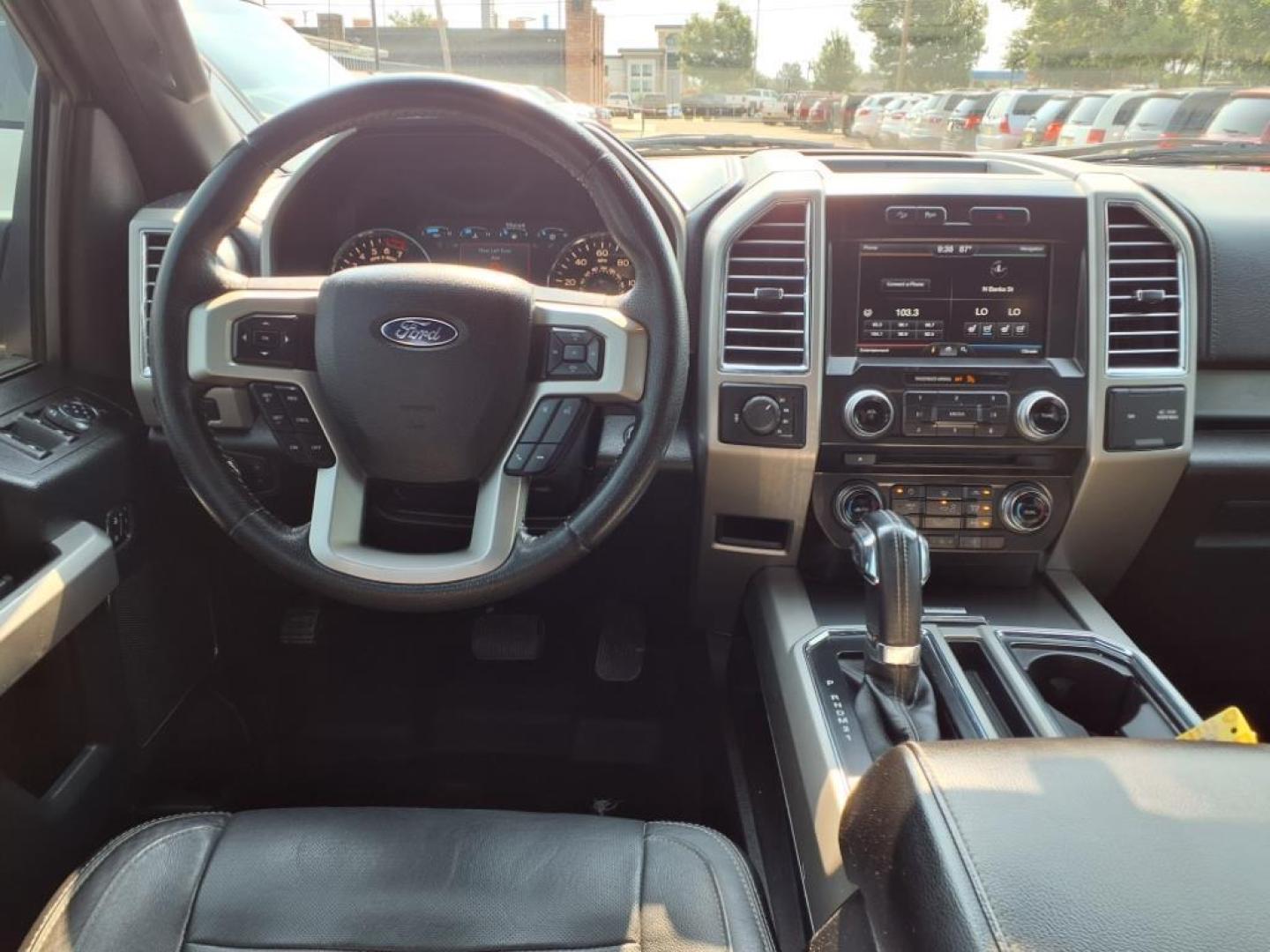 2015 Magnetic Metallic Ford F-150 Lariat (1FTEW1EF0FF) with an 5.0L 5.0L Flex Fuel V8 385hp 387ft. lbs. Direct Injection engine, 6-Speed Shiftable Automatic transmission, located at 1401 N. Hobart, Pampa, TX, 79065, (806) 665-9872, 35.549953, -100.975098 - Photo#11