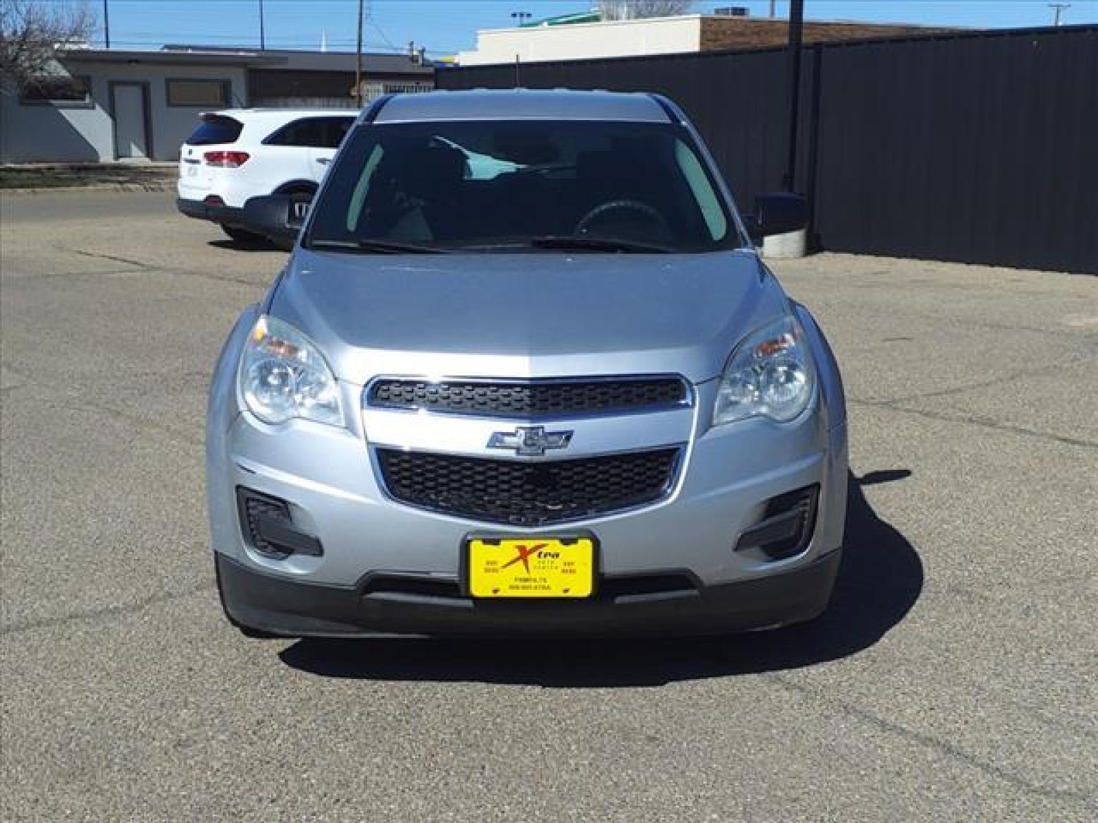 2015 Silver Ice Metallic Chevrolet Equinox LS (1GNALAEKXFZ) with an 2.4L 2.4L I4 182hp 172ft. lbs. Direct Injection engine, 6-Speed Shiftable Automatic transmission, located at 1401 N. Hobart, Pampa, TX, 79065, (806) 665-9872, 35.549953, -100.975098 - Photo #1