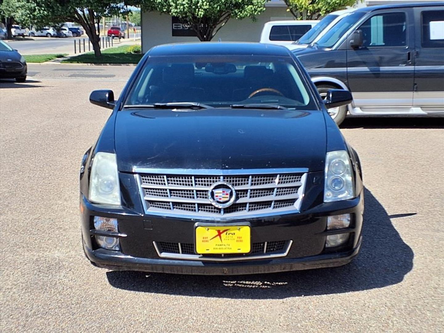 2009 Black Raven Cadillac STS V6 Luxury (1G6DK67V290) with an 3.6L 3.6L V6 302hp 272ft. lbs. Direct Injection engine, 6-Speed Shiftable Automatic transmission, located at 1401 N. Hobart, Pampa, TX, 79065, (806) 665-9872, 35.549953, -100.975098 - Photo#1