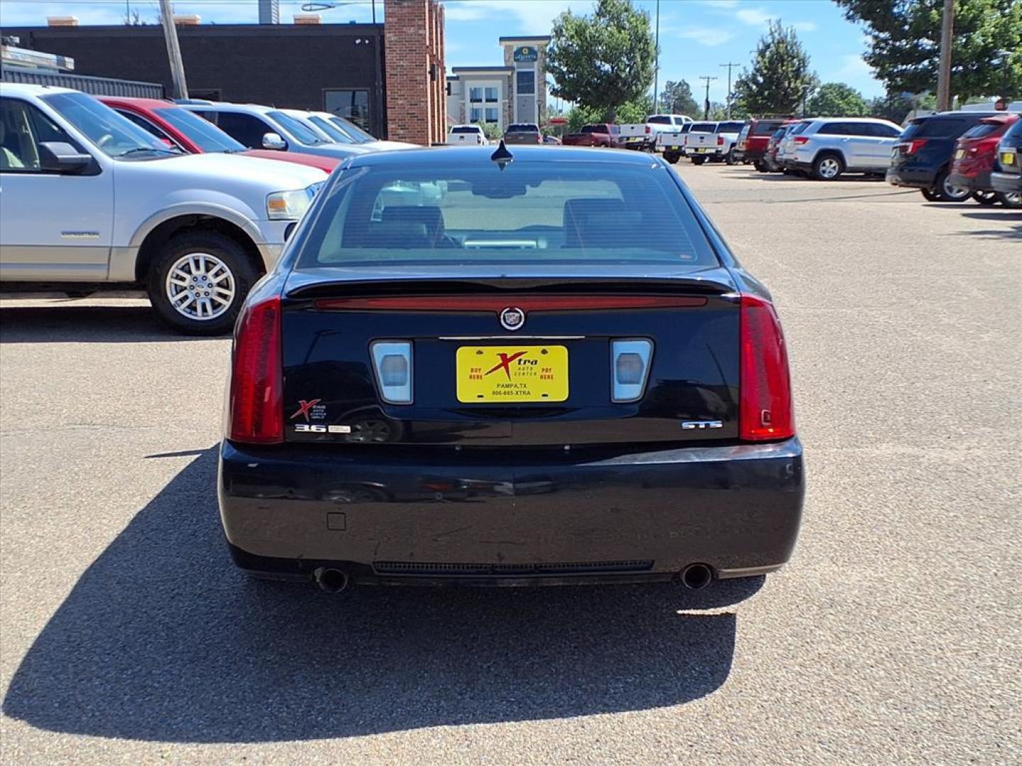 2009 Black Raven Cadillac STS V6 Luxury (1G6DK67V290) with an 3.6L 3.6L V6 302hp 272ft. lbs. Direct Injection engine, 6-Speed Shiftable Automatic transmission, located at 1401 N. Hobart, Pampa, TX, 79065, (806) 665-9872, 35.549953, -100.975098 - Photo#3