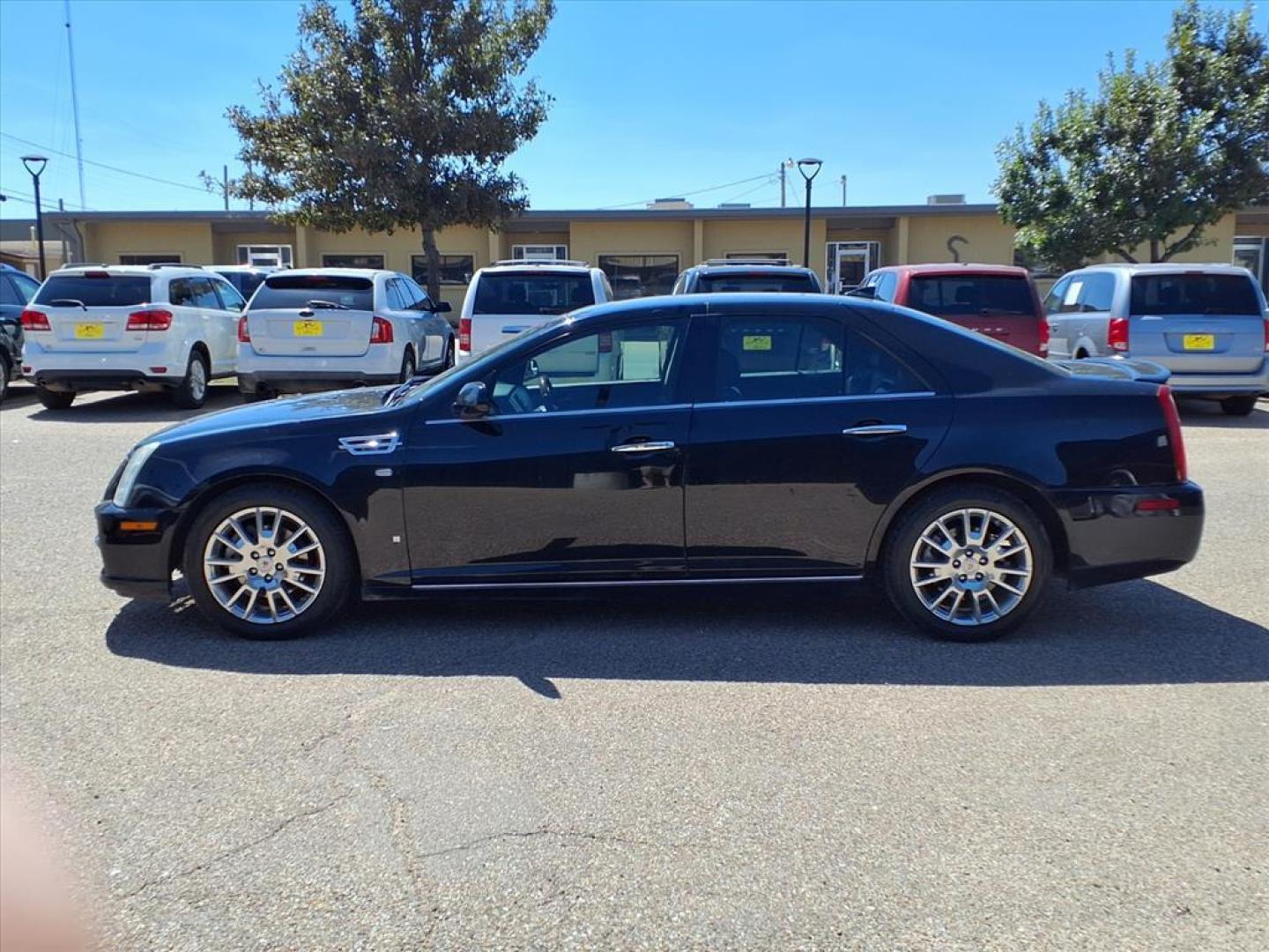 2009 Black Raven Cadillac STS V6 Luxury (1G6DK67V290) with an 3.6L 3.6L V6 302hp 272ft. lbs. Direct Injection engine, 6-Speed Shiftable Automatic transmission, located at 1401 N. Hobart, Pampa, TX, 79065, (806) 665-9872, 35.549953, -100.975098 - Photo#4