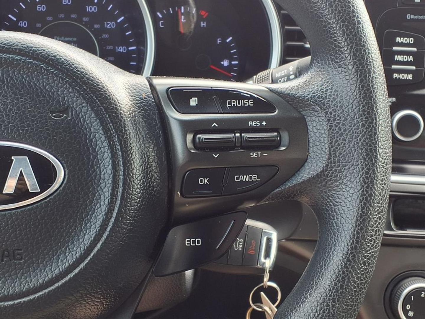 2015 Satin Metal Kia Optima LX (5XXGM4A73FG) with an 2.4L 2.4L I4 192hp 181ft. lbs. Direct Injection engine, 6-Speed Shiftable Automatic transmission, located at 1401 N. Hobart, Pampa, TX, 79065, (806) 665-9872, 35.549953, -100.975098 - Photo#9