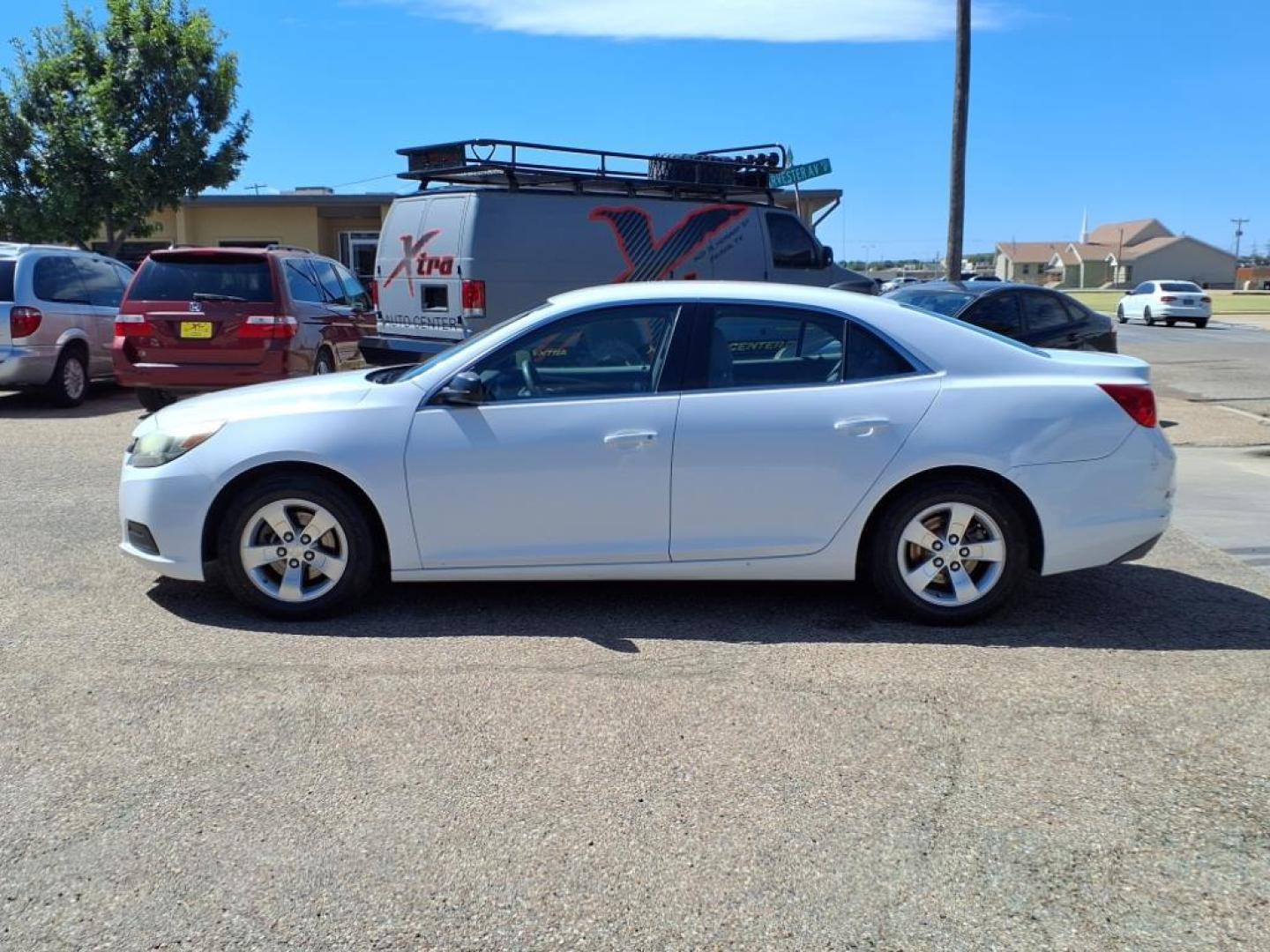2015 Summit White Chevrolet Malibu LS Fleet (1G11A5SL6FF) with an 2.5L Ecotec 2.5L I4 196hp 191ft. lbs. Direct Injection engine, 6-Speed Shiftable Automatic w/Overdrive transmission, located at 1401 N. Hobart, Pampa, TX, 79065, (806) 665-9872, 35.549953, -100.975098 - Photo#11