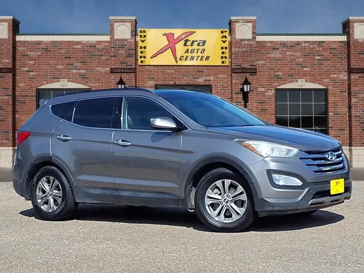 2014 Mineral Gray Hyundai Santa Fe Sport 2.4 FWD (5XYZU3LB7EG) with an Other engine, located at 1401 N. Hobart, Pampa, TX, 79065, (806) 665-9872, 35.549953, -100.975098 - ### Discover Your Perfect Family SUV: 2014 Hyundai Santa Fe Sport at Xtra Auto Center in Pampa, TX!<br /> <br /> Are you on the hunt for a reliable family vehicle that's perfect for road trips, daily commutes, and weekend adventures? Look no further than this 2014 Hyundai Santa Fe Sport, available n - Photo#0