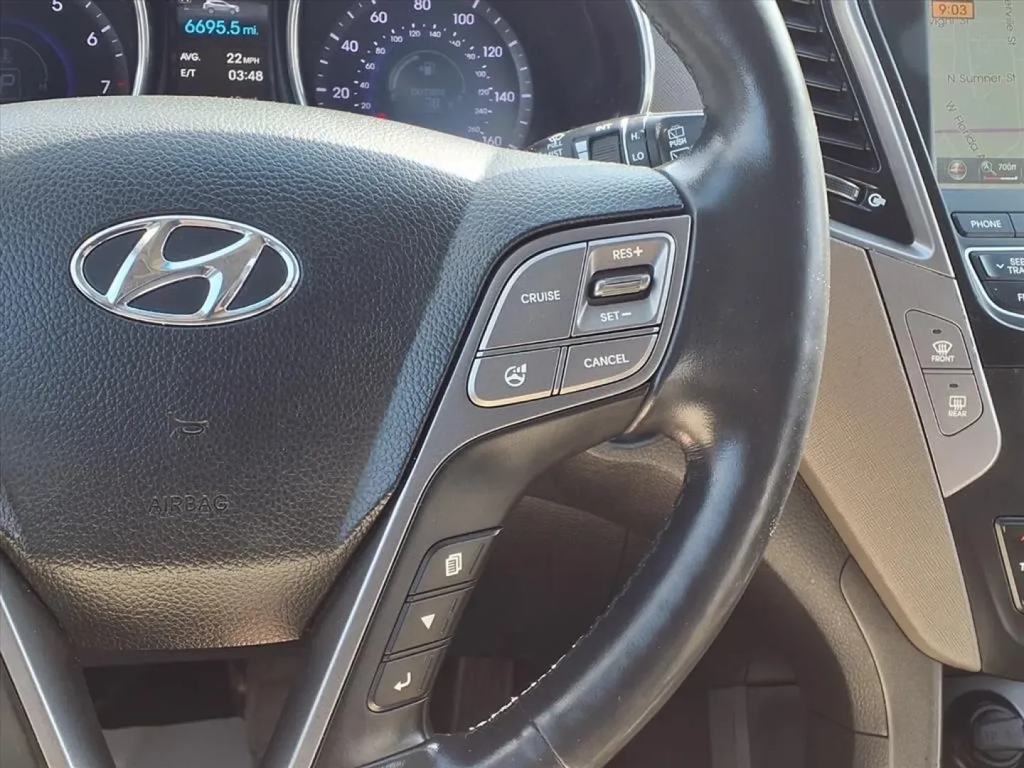 2014 Mineral Gray Hyundai Santa Fe (5XYZU3LB7EG) with an 2.4L engine, Automatic transmission, located at 1401 N. Hobart, Pampa, TX, 79065, (806) 665-9872, 35.549953, -100.975098 - ### Discover Your Perfect Family SUV: 2014 Hyundai Santa Fe Sport at Xtra Auto Center in Pampa, TX!<br /> <br /> Are you on the hunt for a reliable family vehicle that's perfect for road trips, daily commutes, and weekend adventures? Look no further than this 2014 Hyundai Santa Fe Sport, available n - Photo#9