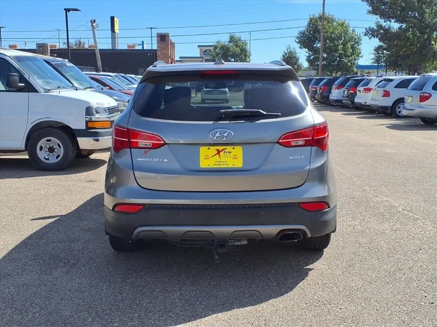 2014 Mineral Gray Hyundai Santa Fe Sport 2.4 FWD (5XYZU3LB7EG) with an Other engine, located at 1401 N. Hobart, Pampa, TX, 79065, (806) 665-9872, 35.549953, -100.975098 - ### Discover Your Perfect Family SUV: 2014 Hyundai Santa Fe Sport at Xtra Auto Center in Pampa, TX!<br /> <br /> Are you on the hunt for a reliable family vehicle that's perfect for road trips, daily commutes, and weekend adventures? Look no further than this 2014 Hyundai Santa Fe Sport, available n - Photo#3