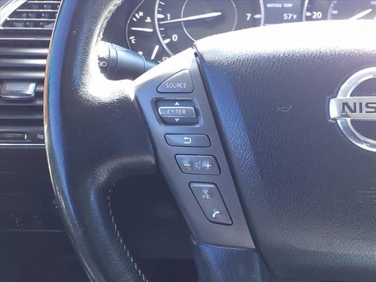 2019 Hermosa Blue Pearl Bw5 Nissan Armada SL (JN8AY2ND6K9) with an 5.6L 5.6L V8 390hp 394ft. lbs. Direct Injection engine, 7-Speed Shiftable Automatic transmission, located at 1401 N. Hobart, Pampa, TX, 79065, (806) 665-9872, 35.549953, -100.975098 - Photo#10