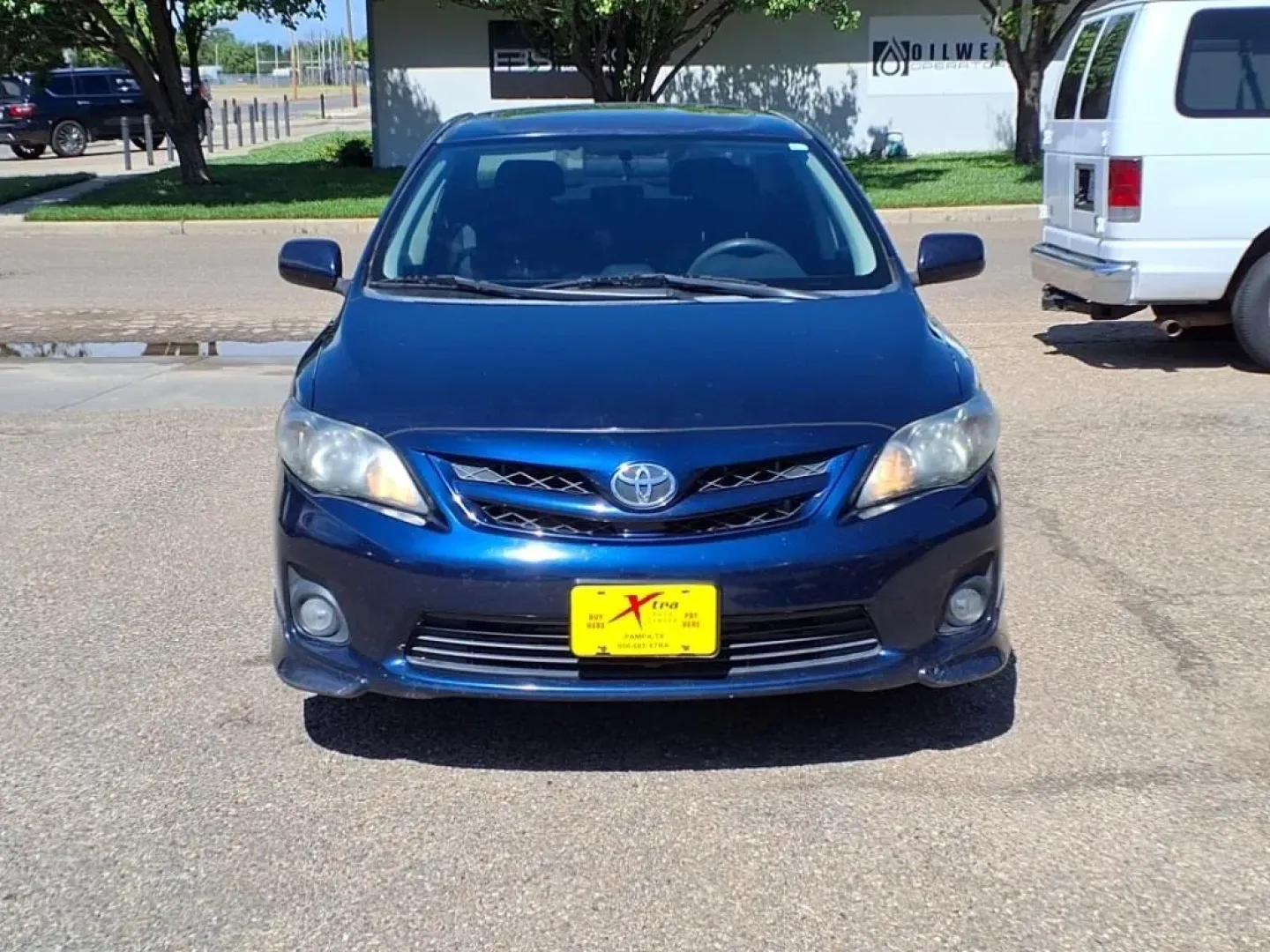 2012 Nautical Blue Metallic Toyota COROLLA BASE (5YFBU4EE9CP) with an 1.8L engine, Automatic transmission, located at 1401 N. Hobart, Pampa, TX, 79065, (806) 665-9872, 35.549953, -100.975098 - ### Discover Your Next Adventure with the 2012 Toyota Corolla LE at Xtra Auto Center<br /> <br /> Are you looking for a reliable vehicle that can support your lifestyle, be it daily commutes or weekend family outings? Look no further than the 2012 Toyota Corolla LE, available now at Xtra Auto Center - Photo#1