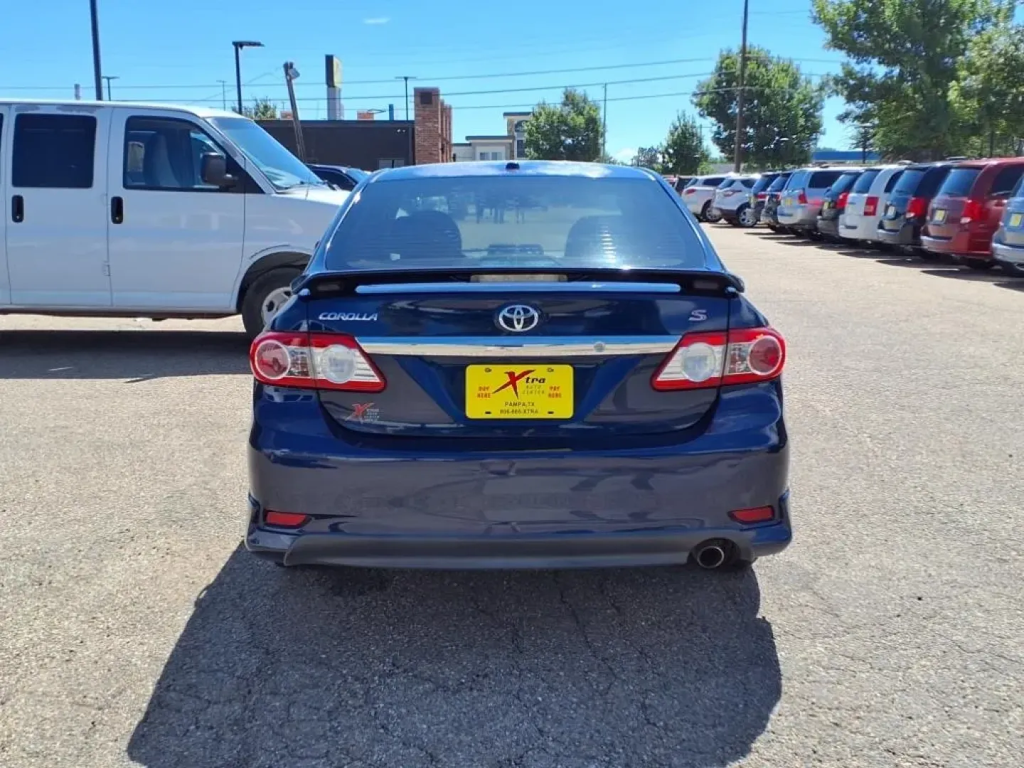 2012 Nautical Blue Metallic Toyota COROLLA BASE (5YFBU4EE9CP) with an 1.8L engine, Automatic transmission, located at 1401 N. Hobart, Pampa, TX, 79065, (806) 665-9872, 35.549953, -100.975098 - ### Discover Your Next Adventure with the 2012 Toyota Corolla LE at Xtra Auto Center<br /> <br /> Are you looking for a reliable vehicle that can support your lifestyle, be it daily commutes or weekend family outings? Look no further than the 2012 Toyota Corolla LE, available now at Xtra Auto Center - Photo#3