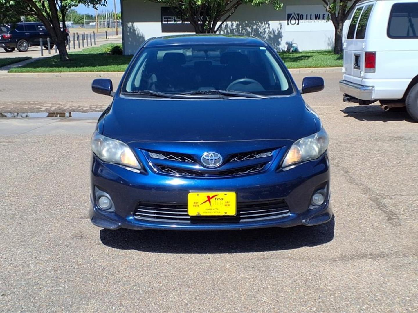 2012 Nautical Blue Metallic Toyota Corolla S (5YFBU4EE9CP) with an 1.8L 1.8L I4 132hp 128ft. lbs. Sequential Multiport Fuel Injection engine, 4-Speed Automatic transmission, located at 1401 N. Hobart, Pampa, TX, 79065, (806) 665-9872, 35.549953, -100.975098 - Photo#1