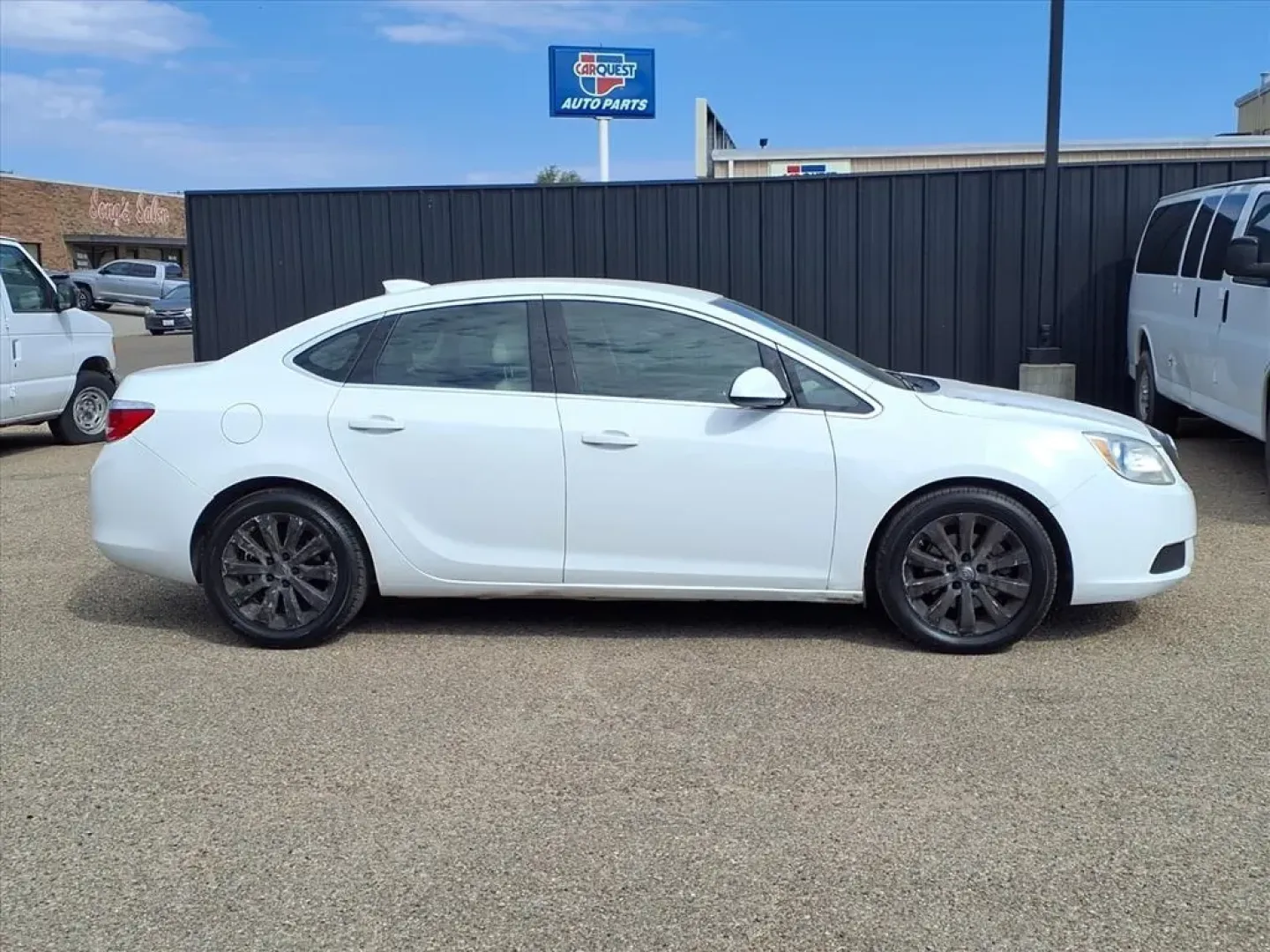 2016 Summit White Buick VERANO (1G4PP5SK7G4) with an 2.4L engine, Automatic transmission, located at 1401 N. Hobart, Pampa, TX, 79065, (806) 665-9872, 35.549953, -100.975098 - **Experience Comfort and Style with the 2016 Buick Verano at Xtra Auto Center!**<br /> <br /> Are you looking for a stylish and reliable sedan that meets your daily commuting needs while offering comfort for weekend adventures? The 2016 Buick Verano is the perfect choice, combining elegance with pra - Photo#2