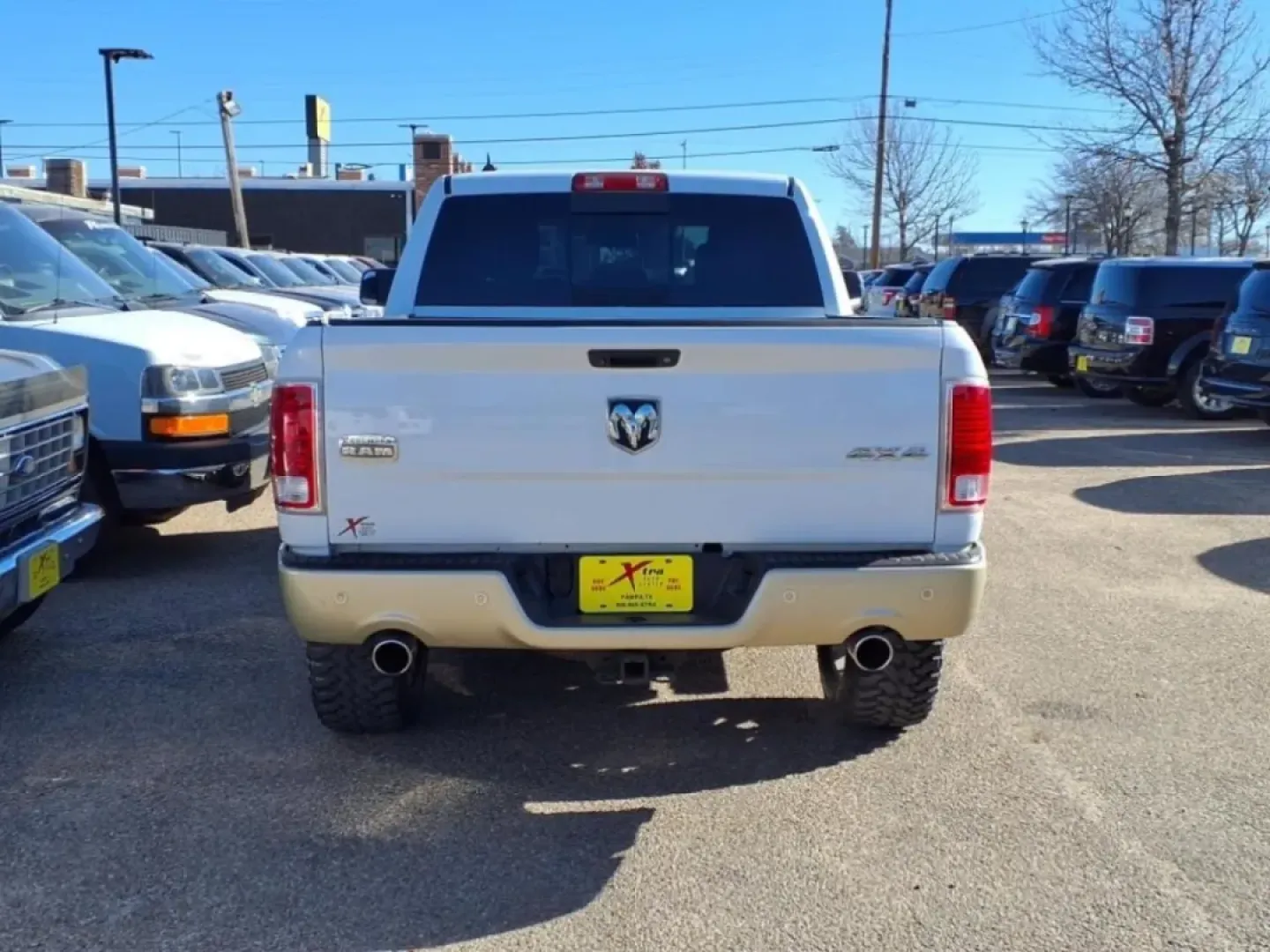 2016 Bright White Clear Coat/White Gold Clear Coat Pw7/ Ram 1500 Longhorn Crew Cab SWB 4WD (1C6RR7PTXGS) with an Other engine, Automatic transmission, located at 1401 N. Hobart, Pampa, TX, 79065, (806) 665-9872, 35.549953, -100.975098 - Experience the power of versatility with this 2016 Ram 1500 Longhorn Crew Cab! Ideal for those who crave adventure yet need a reliable vehicle for daily commutes, this truck seamlessly transitions from weekend warrior to everyday hero. Whether you're hauling equipment for a job in Pampa or heading o - Photo#3