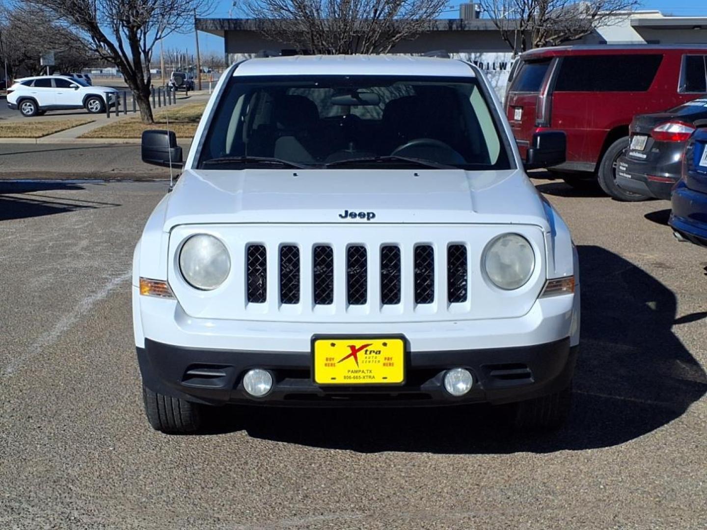 2011 Bright White Clear Coat Pw7 Jeep Patriot Sport (1J4NT1GB9BD) with an 2.4L 2.4L I4 172hp 165ft. lbs. Sequential Multiport Fuel Injection engine, CVT transmission, located at 1401 N. Hobart, Pampa, TX, 79065, (806) 665-9872, 35.549953, -100.975098 - Photo#1