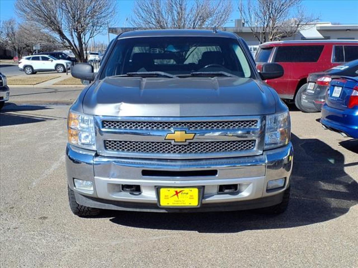 2012 Gray Metallic Chevrolet Silverado 1500 LT (1GCPKSE78CF) with an 5.3L Vortec 5.3L Flex Fuel V8 315hp 335ft. lbs. Sequential-Port F.I. engine, 6-Speed Shiftable Automatic transmission, located at 1401 N. Hobart, Pampa, TX, 79065, (806) 665-9872, 35.549953, -100.975098 - Photo#1