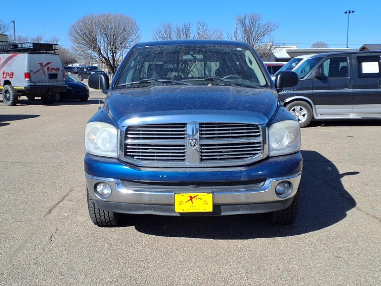 2008 Electric Blue Pearl Coat Pb5 Dodge Ram 1500 ST (1D7HA18278S) with an 5.7L HEMI 5.7L V8 345hp 375ft. lbs. Sequential Multiport Fuel Injection engine, 5-Speed Automatic transmission, located at 1401 N. Hobart, Pampa, TX, 79065, (806) 665-9872, 35.549953, -100.975098 - Photo#1