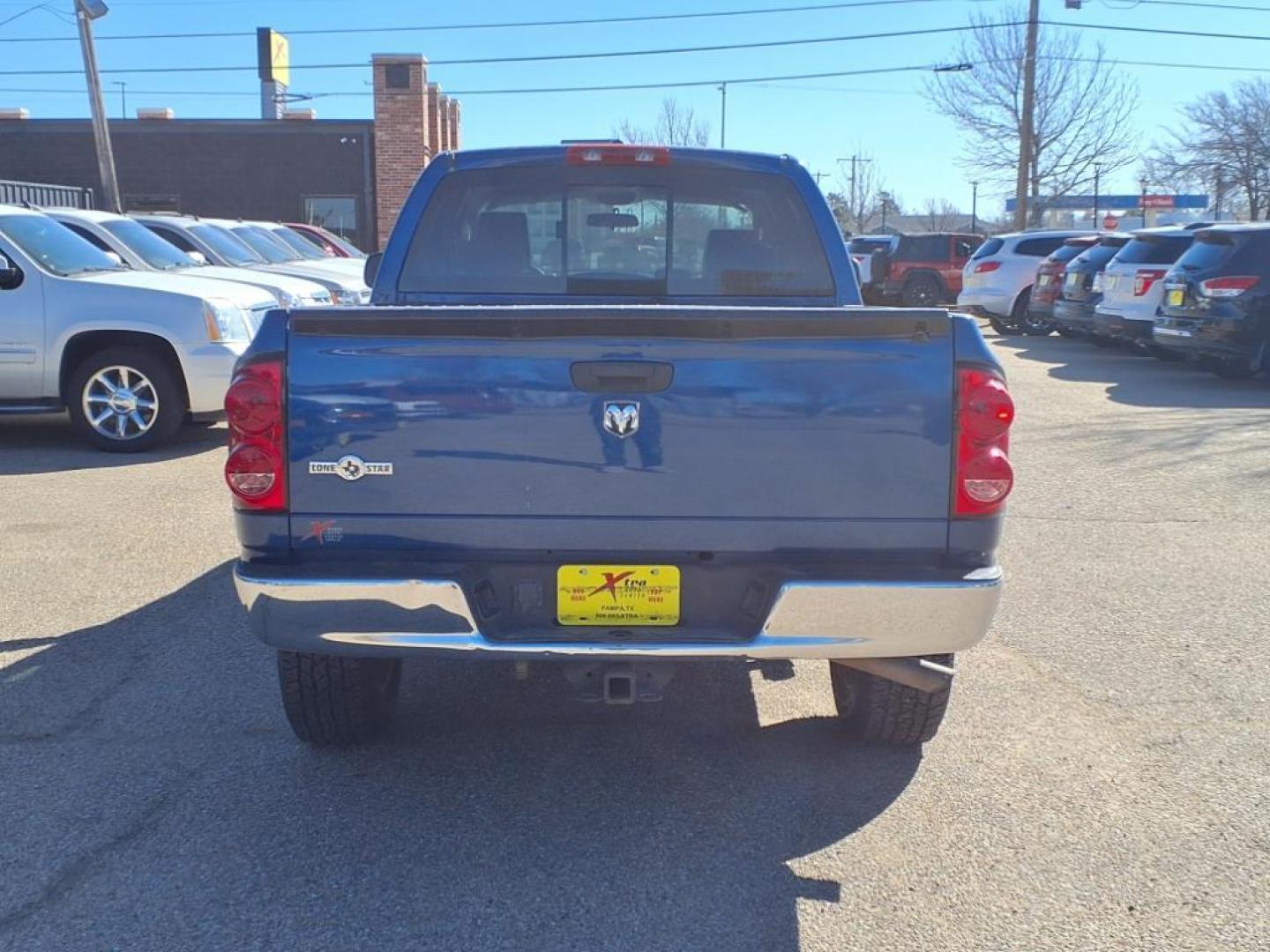 2008 Electric Blue Pearl Coat Pb5 Dodge Ram 1500 ST (1D7HA18278S) with an 5.7L HEMI 5.7L V8 345hp 375ft. lbs. Sequential Multiport Fuel Injection engine, 5-Speed Automatic transmission, located at 1401 N. Hobart, Pampa, TX, 79065, (806) 665-9872, 35.549953, -100.975098 - Photo#3