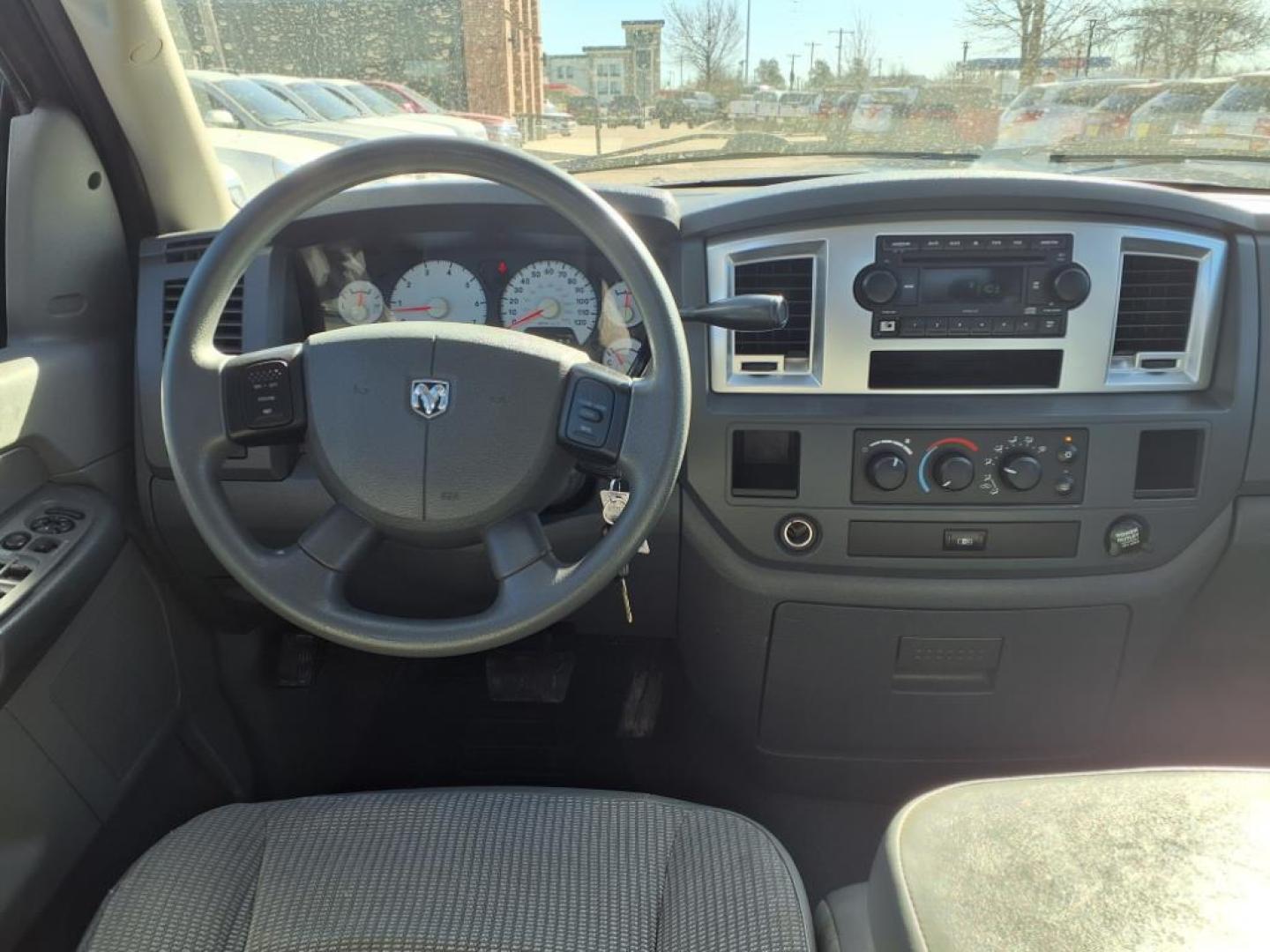 2008 Electric Blue Pearl Coat Pb5 Dodge Ram 1500 ST (1D7HA18278S) with an 5.7L HEMI 5.7L V8 345hp 375ft. lbs. Sequential Multiport Fuel Injection engine, 5-Speed Automatic transmission, located at 1401 N. Hobart, Pampa, TX, 79065, (806) 665-9872, 35.549953, -100.975098 - Photo#9