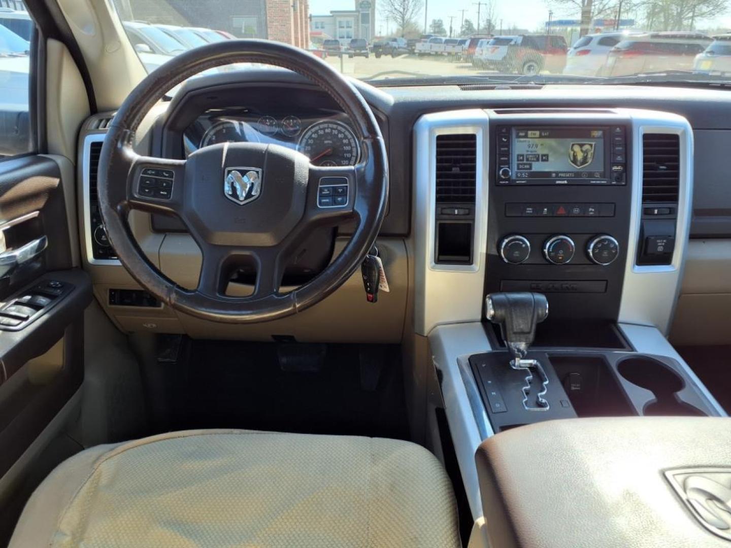 2012 Sagebrush Pearl Coat Pgx RAM 1500 Lone Star (1C6RD6LT9CS) with an 5.7L HEMI 5.7L V8 390hp 407ft. lbs. Sequential Multiport Fuel Injection engine, 6-Speed Automatic transmission, located at 1401 N. Hobart, Pampa, TX, 79065, (806) 665-9872, 35.549953, -100.975098 - Photo#10