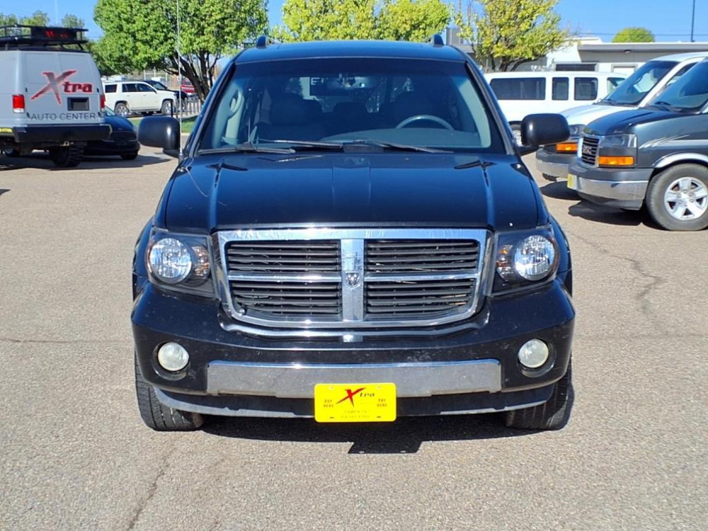 2008 Brilliant Black Crystal Pearl Coat Pxr Dodge Durango Limited (1D8HB58238F) with an 5.7L HEMI 5.7L V8 335hp 370ft. lbs. Sequential Multiport Fuel Injection engine, 5-Speed Automatic transmission, located at 1401 N. Hobart, Pampa, TX, 79065, (806) 665-9872, 35.549953, -100.975098 - Photo#1