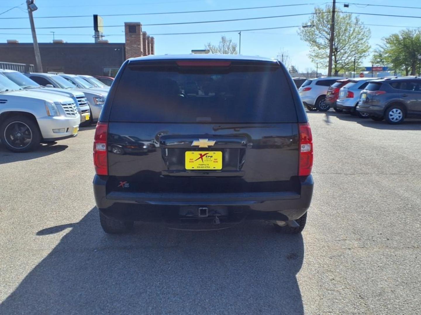 2012 Black 41u Chevrolet Tahoe Police (1GNLC2E06CR) with an 5.3L Vortec Iron Block 5.3L Flex Fuel V8 320hp 335ft. lbs. Sequential-Port F.I. engine, 6-Speed Automatic transmission, located at 1401 N. Hobart, Pampa, TX, 79065, (806) 665-9872, 35.549953, -100.975098 - Photo#3