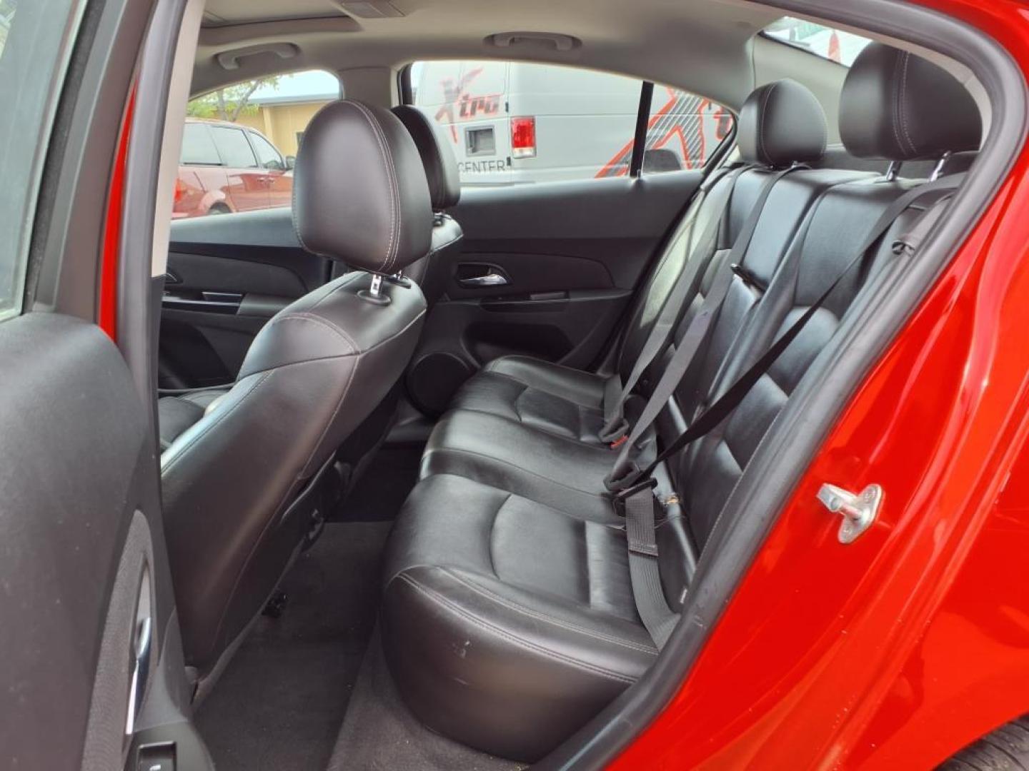 2014 Red Hot G7c Chevrolet Cruze LTZ Auto (1G1PG5SB9E7) with an 1.4L Ecotec 1.4L Turbo I4 138hp 148ft. lbs. Sequential Multiport Fuel Injection engine, 6-Speed Shiftable Automatic transmission, located at 1401 N. Hobart, Pampa, TX, 79065, (806) 665-9872, 35.549953, -100.975098 - Photo#12
