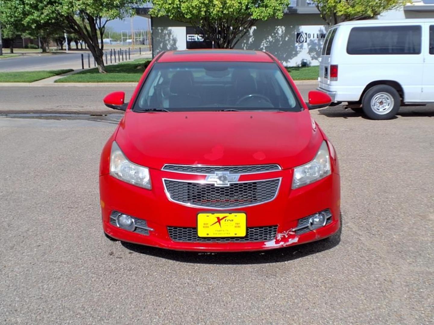 2014 Red Hot G7c Chevrolet Cruze LTZ Auto (1G1PG5SB9E7) with an 1.4L Ecotec 1.4L Turbo I4 138hp 148ft. lbs. Sequential Multiport Fuel Injection engine, 6-Speed Shiftable Automatic transmission, located at 1401 N. Hobart, Pampa, TX, 79065, (806) 665-9872, 35.549953, -100.975098 - Photo#1
