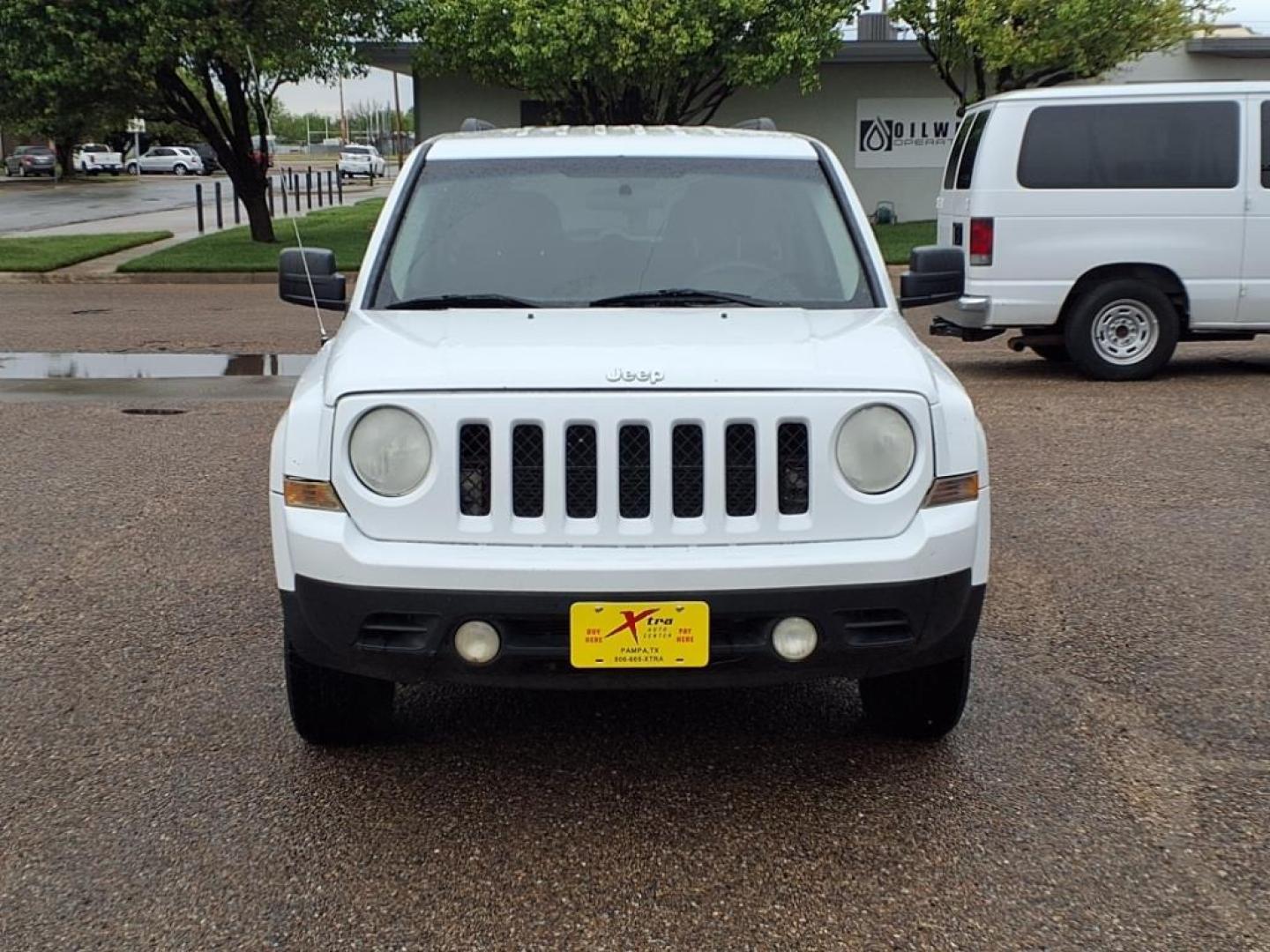 2012 Bright White Clear Coat Pw7 Jeep Patriot Sport (1C4NJPBA2CD) with an 2.0L 2.0L I4 158hp 141ft. lbs. Sequential Multiport Fuel Injection engine, CVT transmission, located at 1401 N. Hobart, Pampa, TX, 79065, (806) 665-9872, 35.549953, -100.975098 - Photo#1