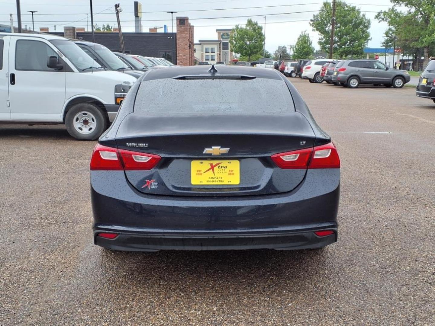 2017 Blue Velvet Metallic G1m Chevrolet Malibu LT (1G1ZE5ST5HF) with an 1.5L Ecotec 1.5L Turbo I4 160hp 184ft. lbs. Direct Injection engine, 6-Speed Shiftable Automatic transmission, located at 1401 N. Hobart, Pampa, TX, 79065, (806) 665-9872, 35.549953, -100.975098 - Photo#3