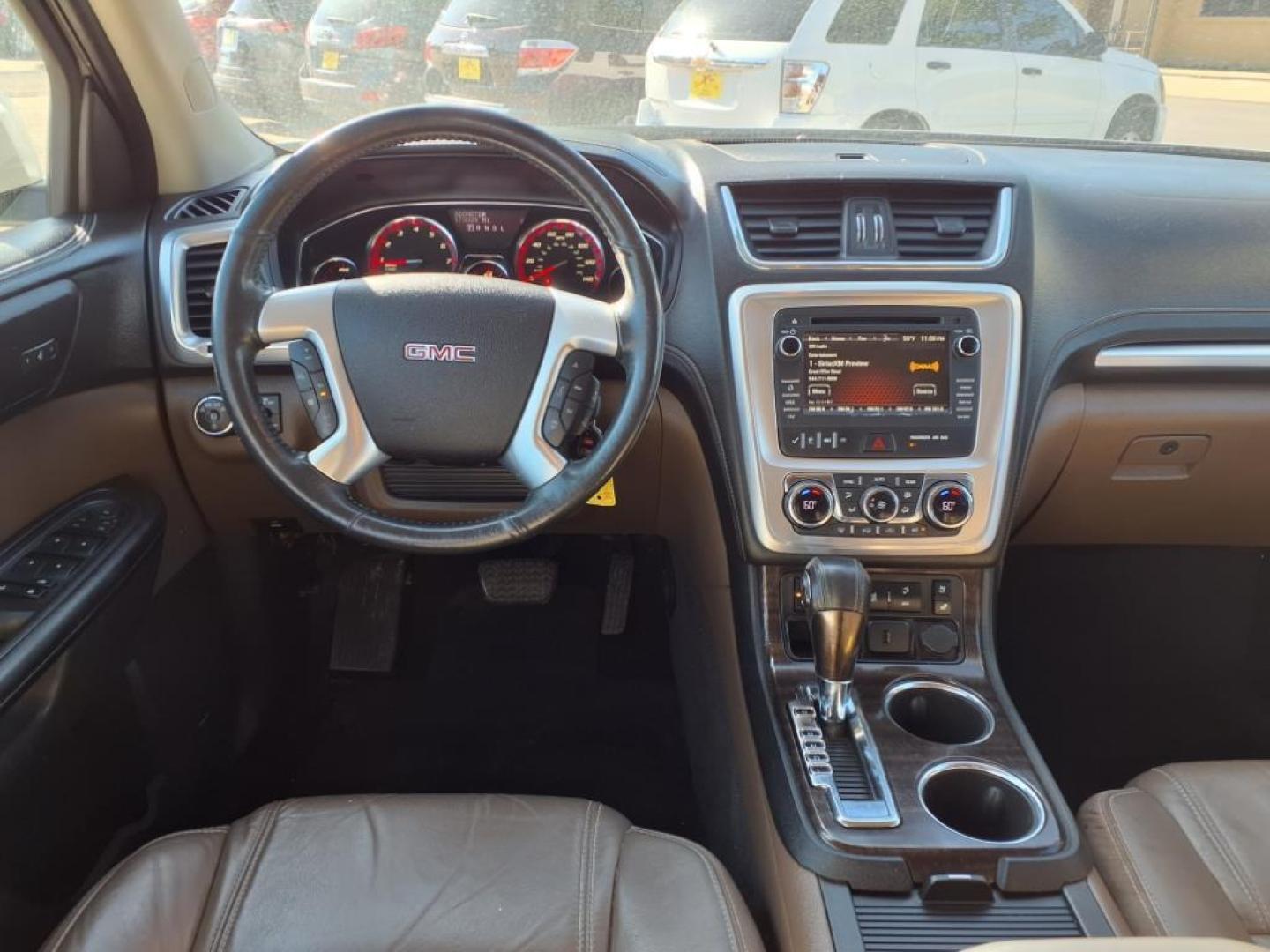 2015 White Diamond Tricoat GMC Acadia SLT-2 (1GKKRSKDXFJ) with an 3.6L 3.6L V6 281hp 266ft. lbs. Direct Injection engine, 6-Speed Shiftable Automatic transmission, located at 1401 N. Hobart, Pampa, TX, 79065, (806) 665-9872, 35.549953, -100.975098 - Photo#10