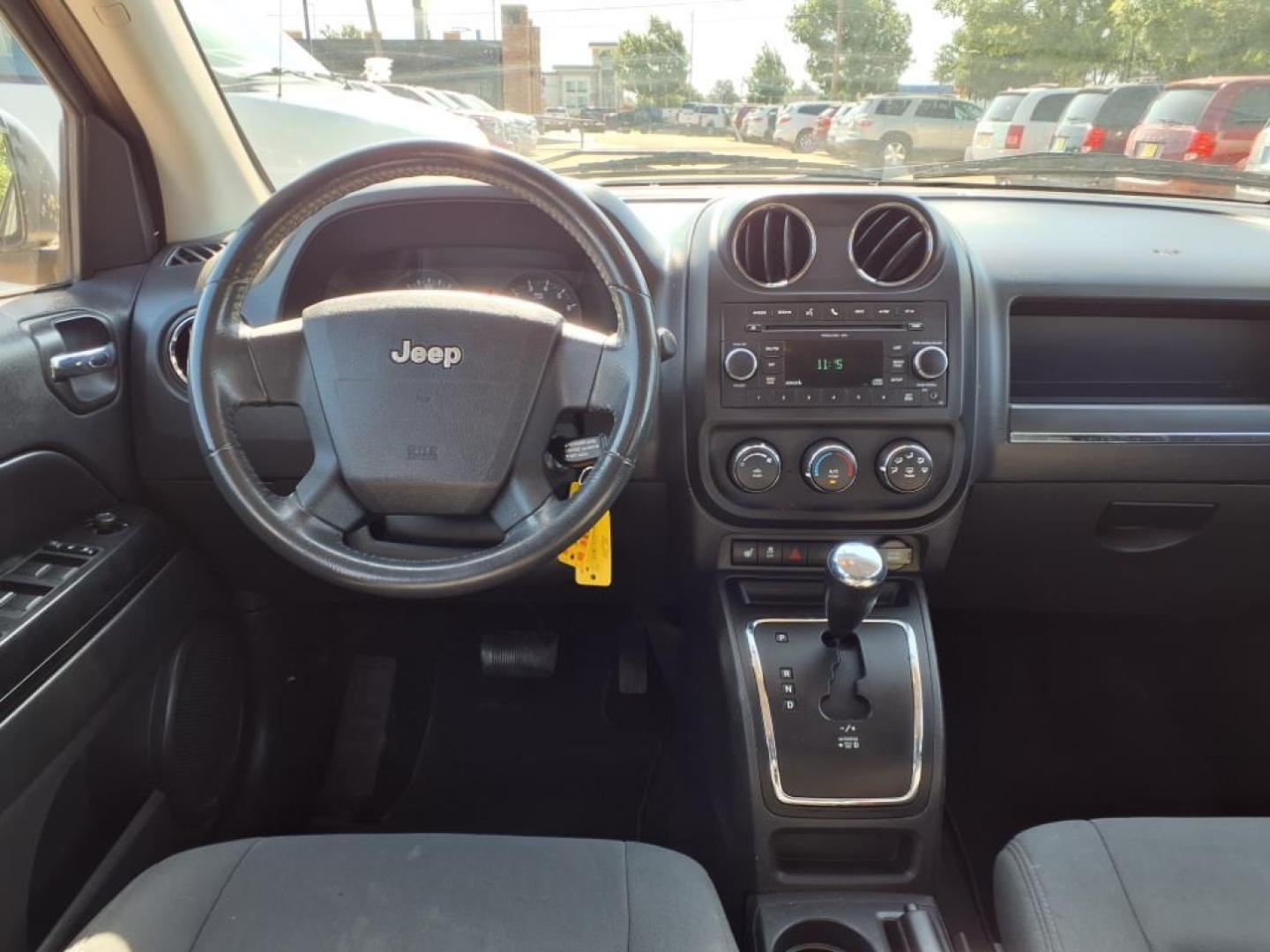 2010 Brilliant Black Crystal Pearl Coat Jeep Compass Latitude (1J4NF1FB2AD) with an 2.4L 2.4L I4 172hp 165ft. lbs. Sequential Multiport Fuel Injection engine, CVT transmission, located at 1401 N. Hobart, Pampa, TX, 79065, (806) 665-9872, 35.549953, -100.975098 - Photo#10