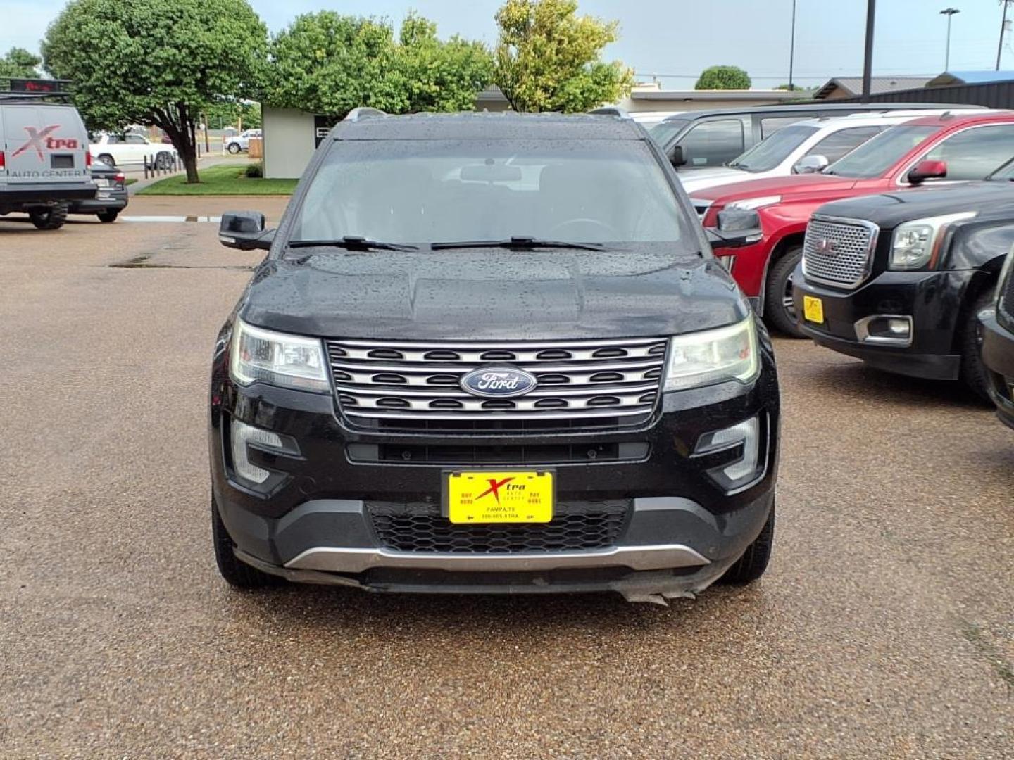 2017 Shadow Black Ford Explorer XLT (1FM5K8D81HG) with an 3.5L 3.5L V6 290hp 255ft. lbs. Direct Injection engine, 6-Speed Shiftable Automatic transmission, located at 1401 N. Hobart, Pampa, TX, 79065, (806) 665-9872, 35.549953, -100.975098 - Photo#1