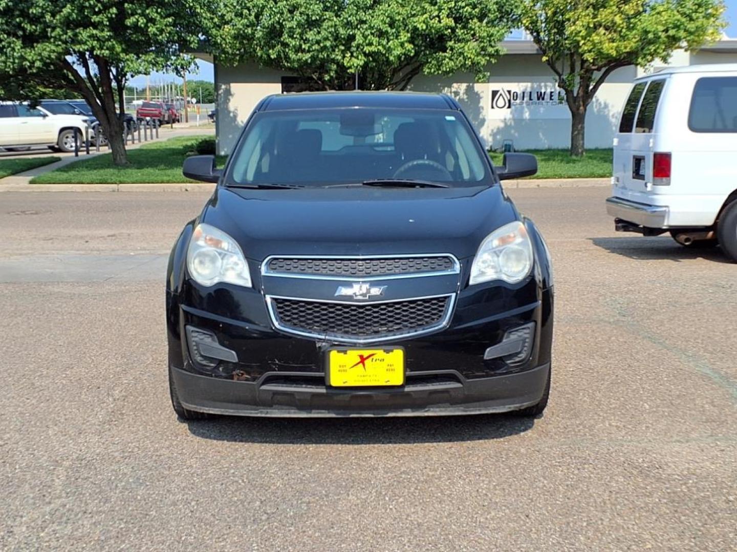 2015 Black Chevrolet Equinox LS (2GNALAEK9F1) with an 2.4L 2.4L I4 182hp 172ft. lbs. Direct Injection engine, 6-Speed Shiftable Automatic transmission, located at 1401 N. Hobart, Pampa, TX, 79065, (806) 665-9872, 35.549953, -100.975098 - Photo#1