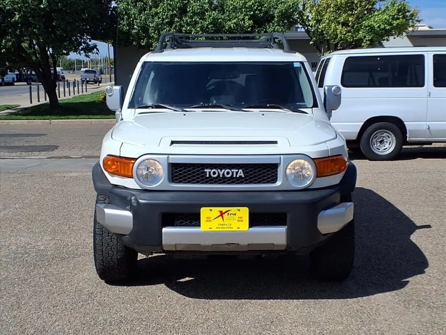 2011 Ice Berg Toyota FJ Cruiser 2WD (JTEZU4BFXBK) with an Other engine, located at 1401 N. Hobart, Pampa, TX, 79065, (806) 665-9872, 35.549953, -100.975098 - **Unleash Adventure with the 2011 Toyota FJ Cruiser at Xtra Auto Center!**<br /> <br /> Are you ready to elevate your weekend getaways or tackle your daily commutes in style? At Xtra Auto Center, we present the perfect blend of rugged capability and urban comfort with this stunning 2011 Toyota FJ Cr - Photo#1